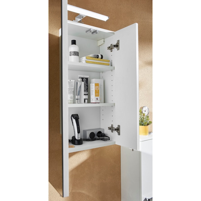 PELIPAL Spiegelschrank »Quickset 354«, Breite 55 cm, mit LED-Beleuchtung  bestellen | BAUR