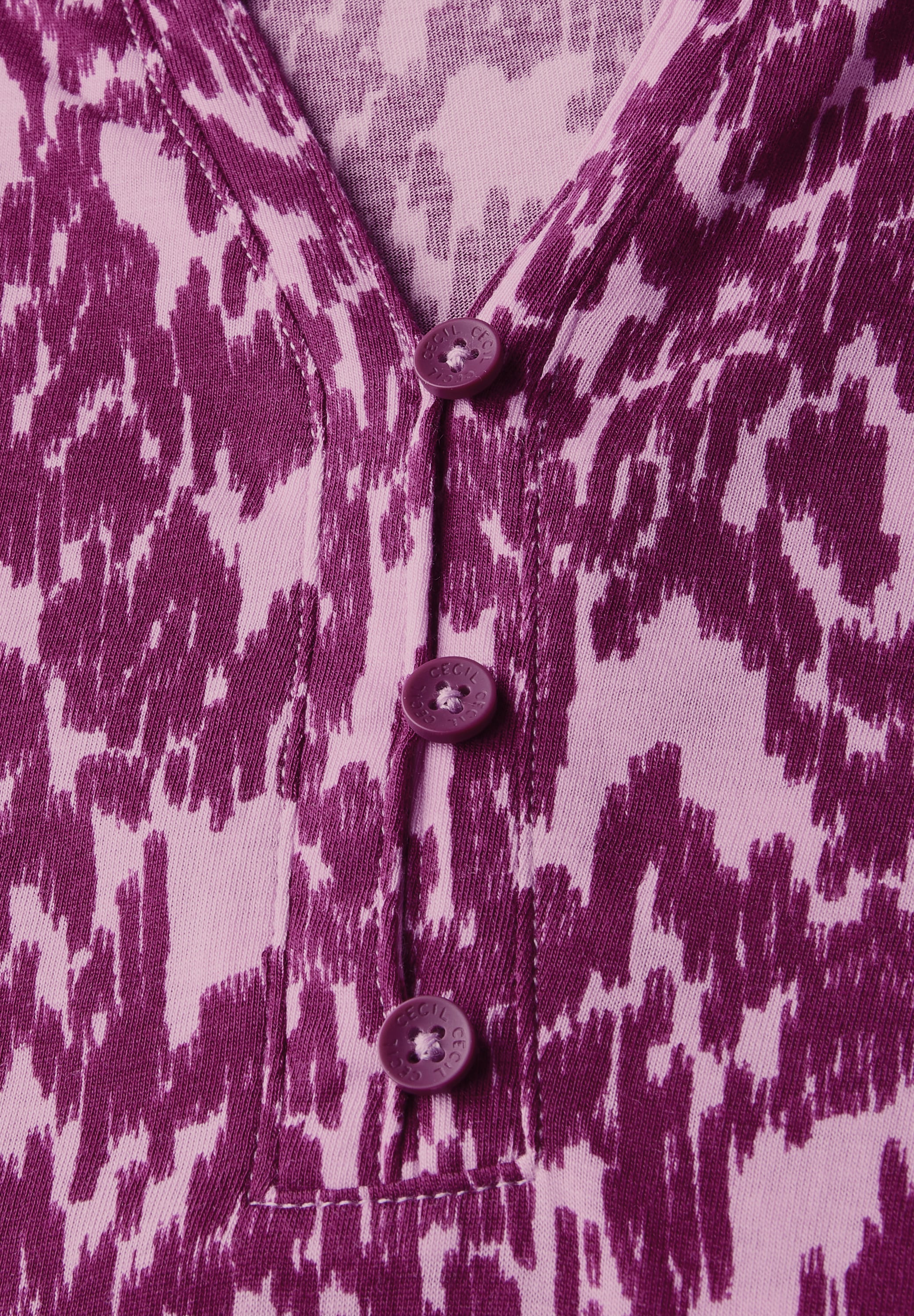 Cecil T-Shirt, im Tunika-Look und und mit Minimal-Print