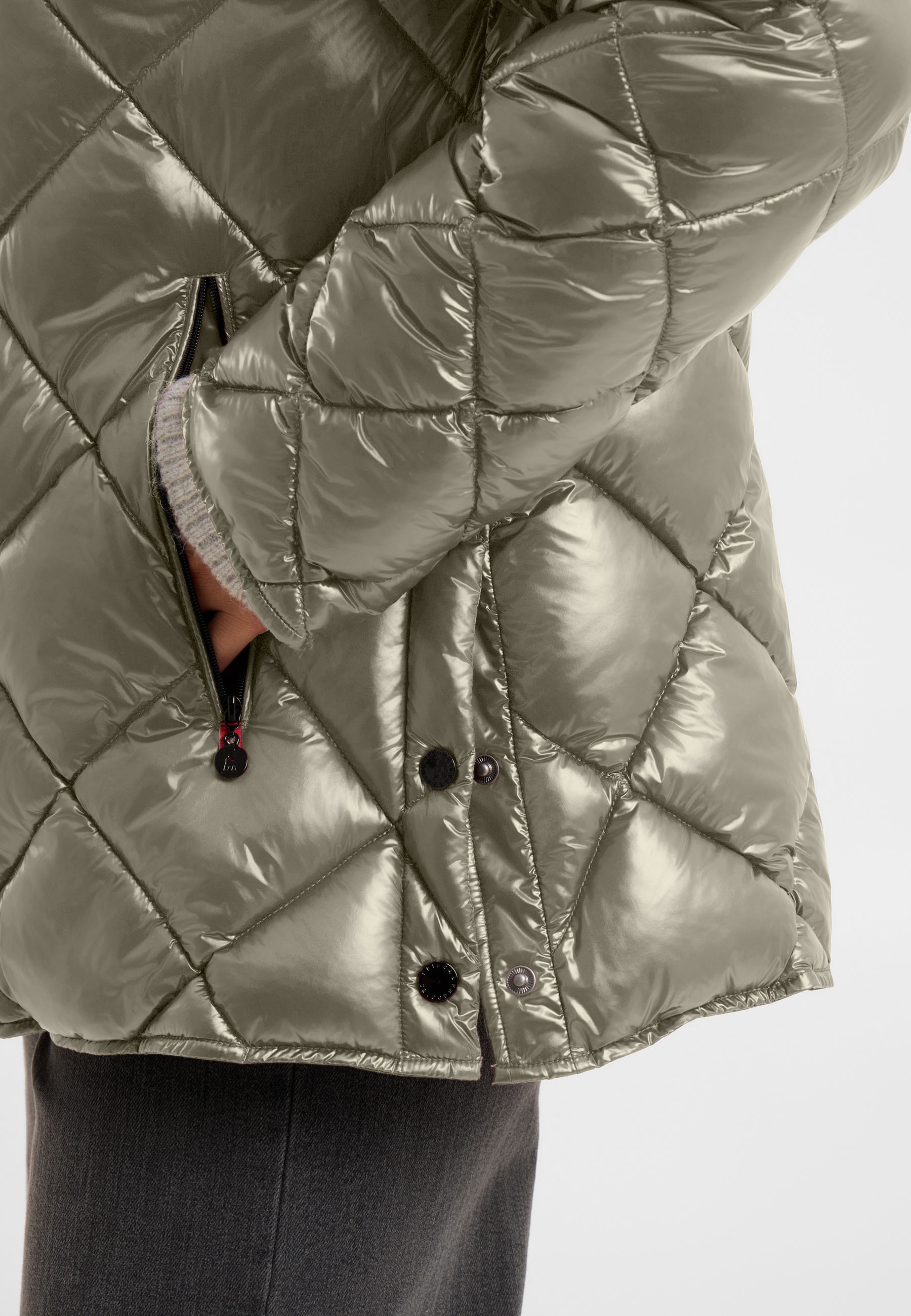 Frieda & Freddies Winterjacke »Frieda & Freddies Steppjacke aus Glossy-Nylon«