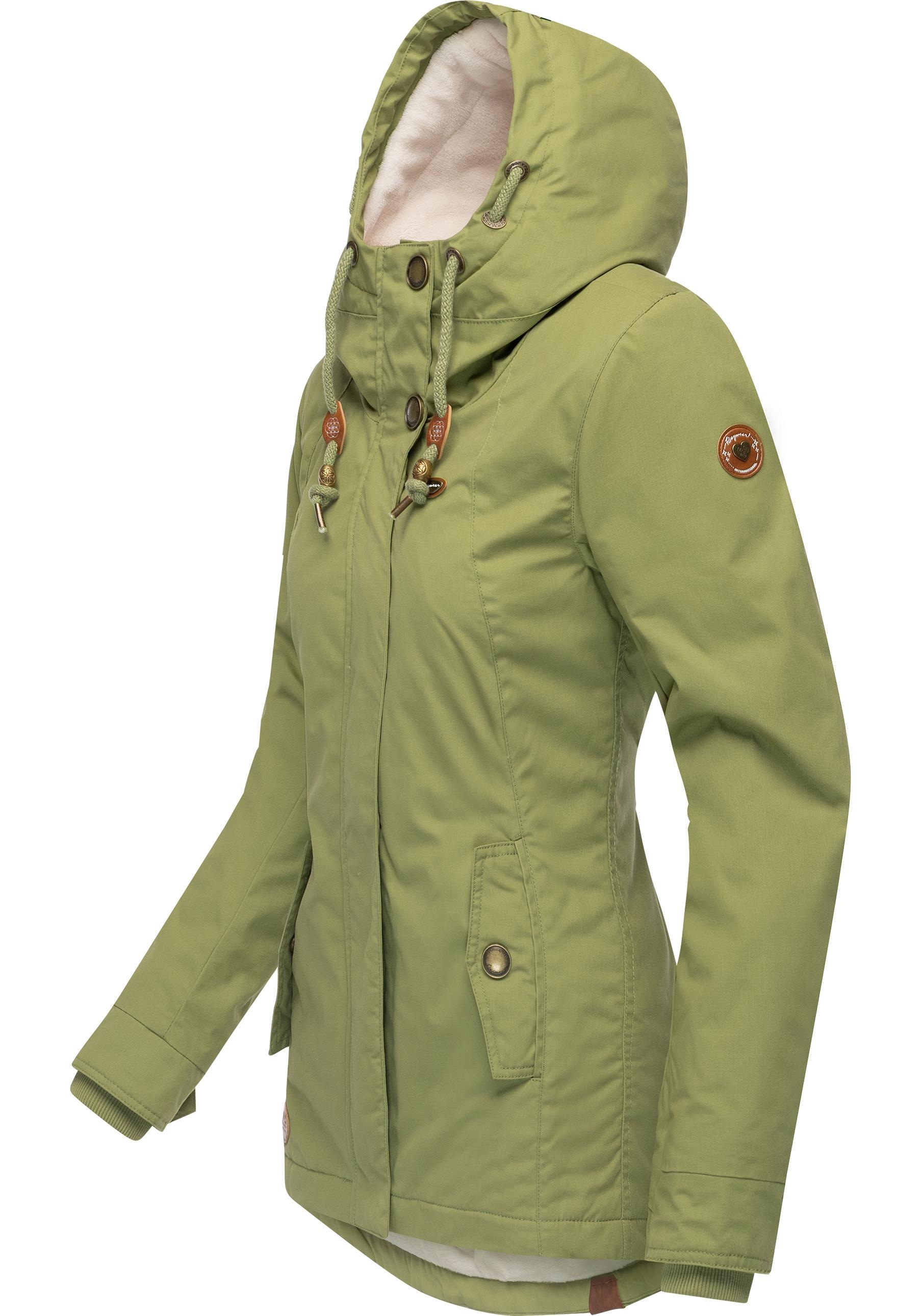 Ragwear Winterjacke »Monade«, mit Kapuze, Damen Winterparka mit Kapuze und m. Fleece gefüttert