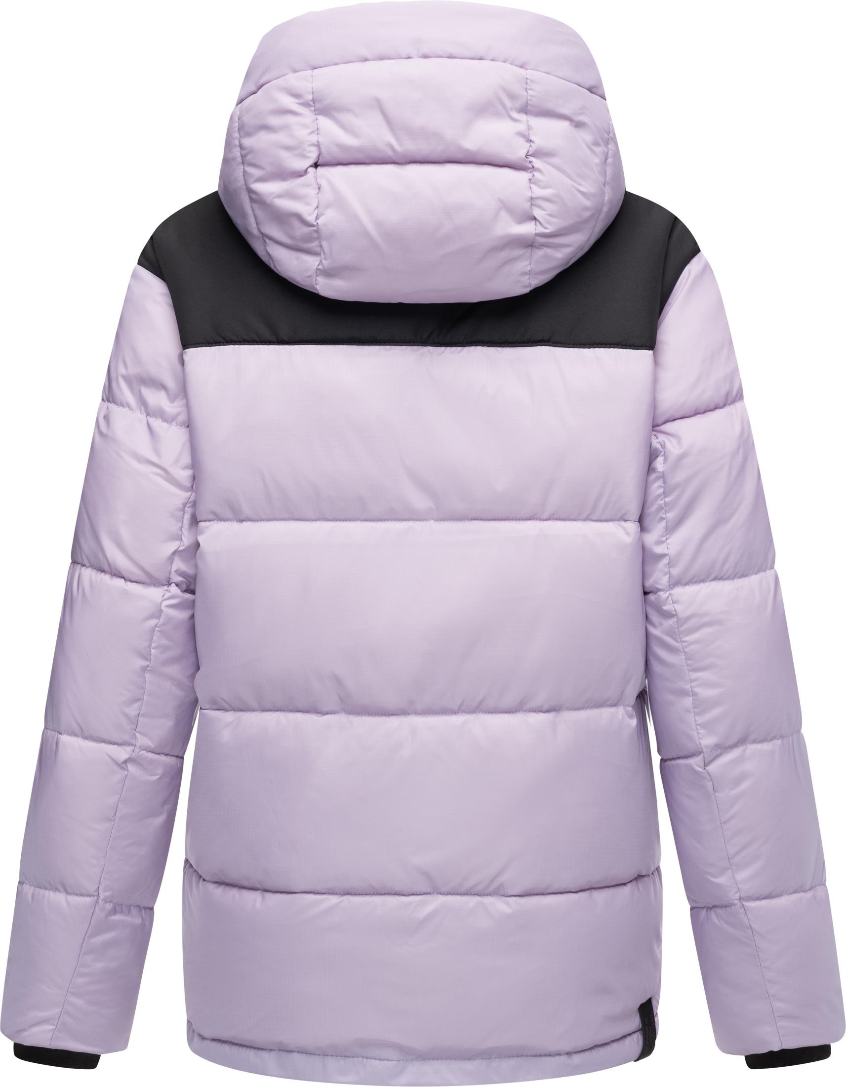 Ragwear Anorak »Wikesh«, mit Kapuze, stylische Winter Steppjacke mit Colourblocking
