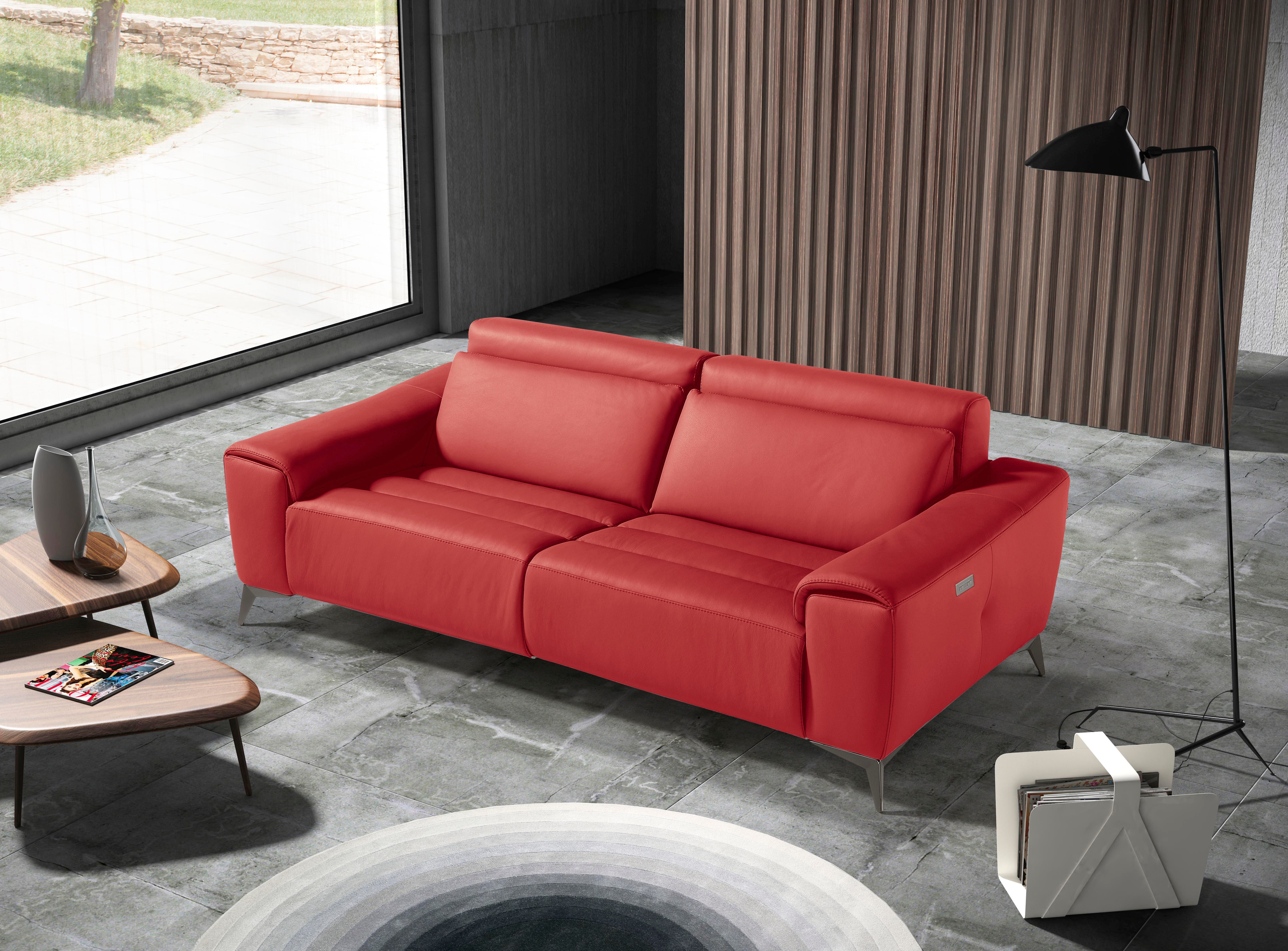 Egoitaliano 2,5-Sitzer "Suzette, Designsofa mit elektrischen Komfortfunktionen, edel & bequem" inkl. 2 elektronischer Relaxfunktionen, Rücken- und Fußteilfunktion
