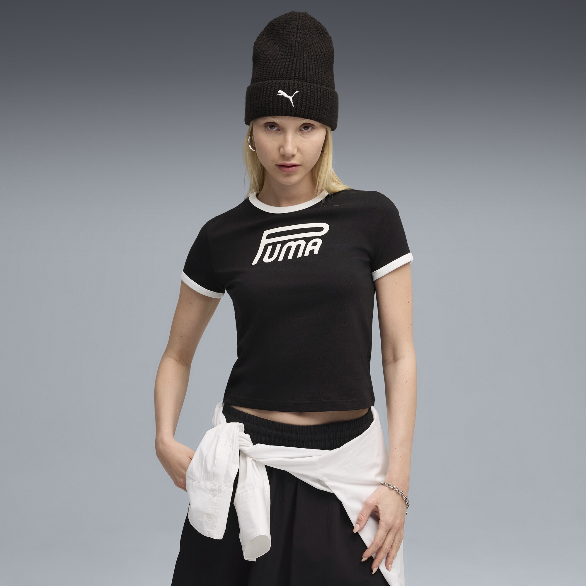 PUMA T-Shirt »FUTURE.PUMA.ARCHIVE Graphic Slim T-Shirt Damen«