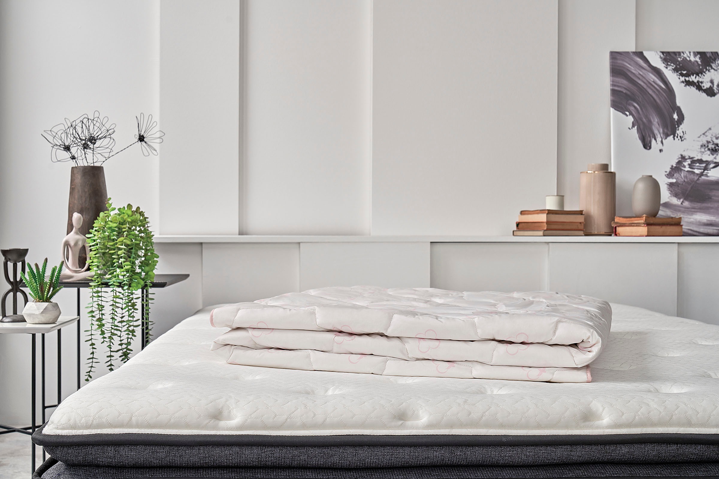 Yatas Bedding Baumwollbettdecke »Cotton 30, Bettdecke 135x200, 200x200 cm & weitere Größen«, normal, (1 St.), Sommer, Herbst, atmungsaktiv, feuchtigkeitsregulierend