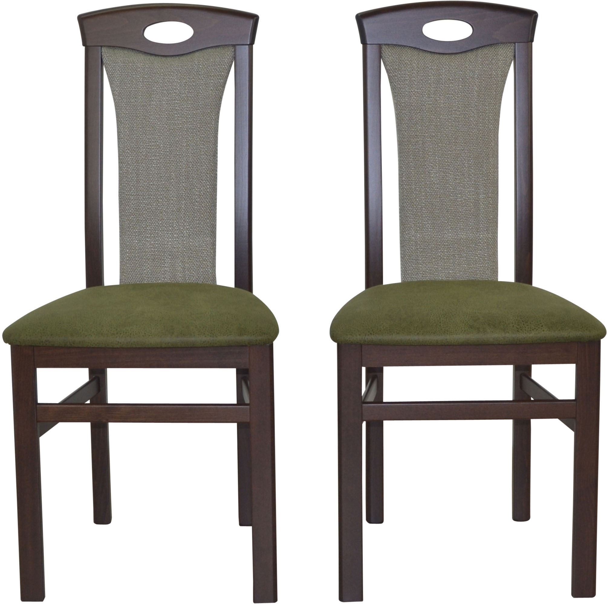 HOFMANN LIVING AND MORE Essgruppe »3tlg. Tischgruppe« Spar-Set, 3tlg. Tischgruppe, 3 Stk. tlg. Stühle montiert