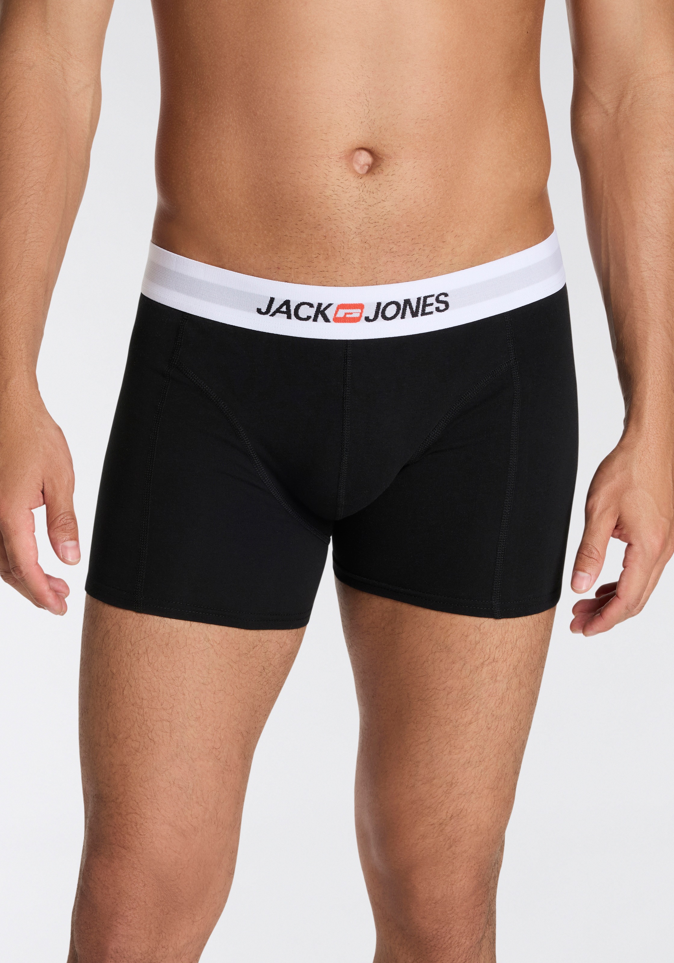 Jack & Jones Trunk "JACOLD – Boxershorts mit farbigem Bund im 6er-Pack", (P günstig online kaufen