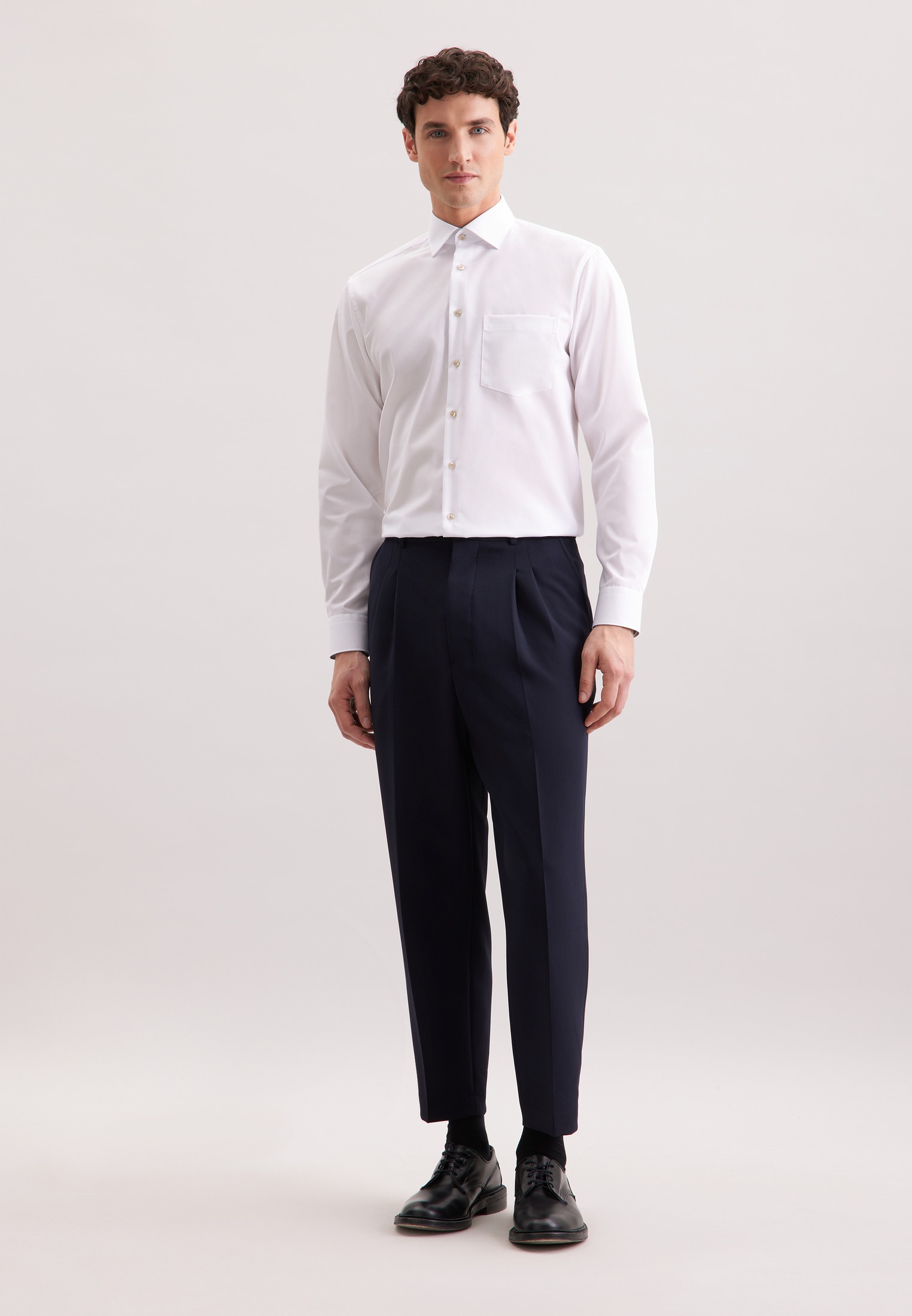seidensticker Businesshemd »Schwarze Rose«, Comfort 1/1 Kentkragen Uni