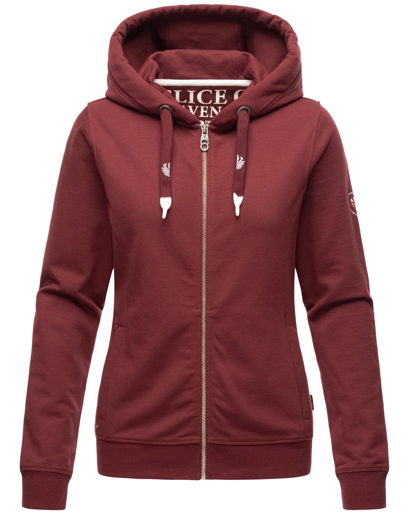 Navahoo Kapuzensweatshirt »Engelshaar«, sportlicher Zip-Hoodie mit dicken Tunnelzugkordeln