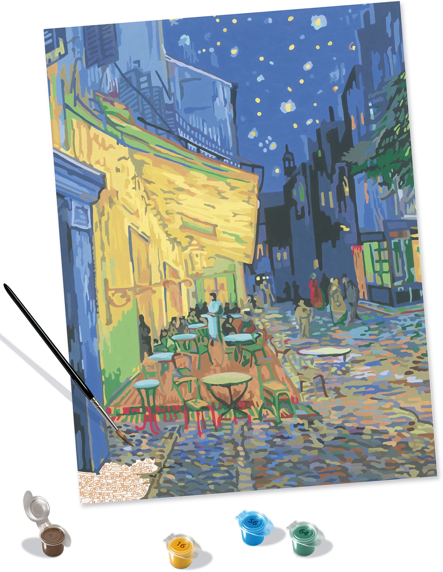 Ravensburger Malen nach Zahlen »CreArt, ART Collection, Café Terrace (Van Gogh)«, Made in Europe; FSC® - schützt Wald - weltweit