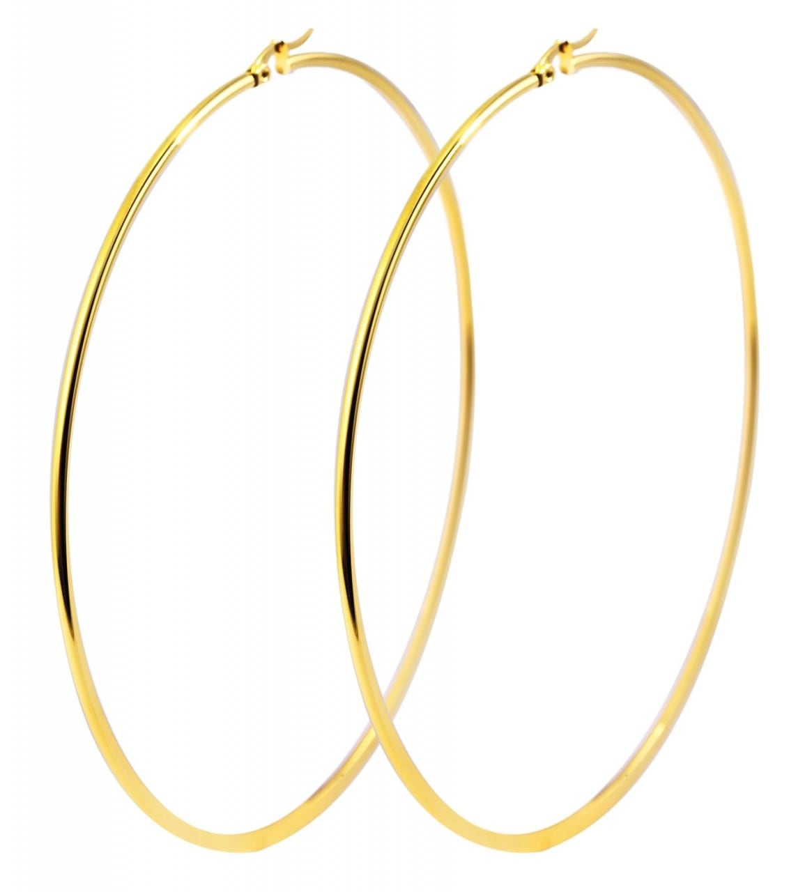 Adelia´s Paar Creolen »Neuheit 2025 - Damen Creolen aus poliertem Edelstahl«