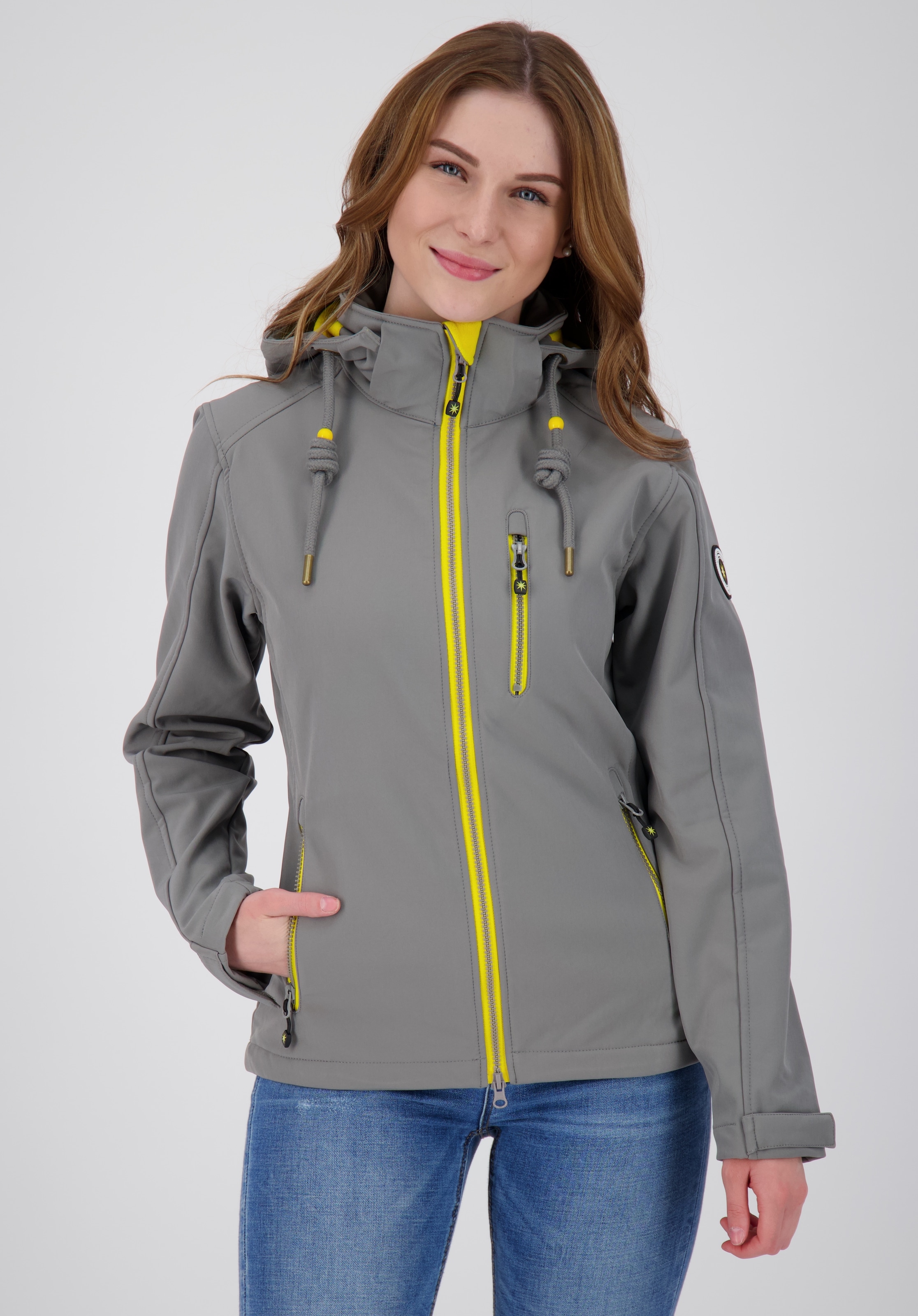 DEPROC Active Softshelljacke "ankerglutfreude WMN", mit abnehmbarer Kapuze günstig online kaufen