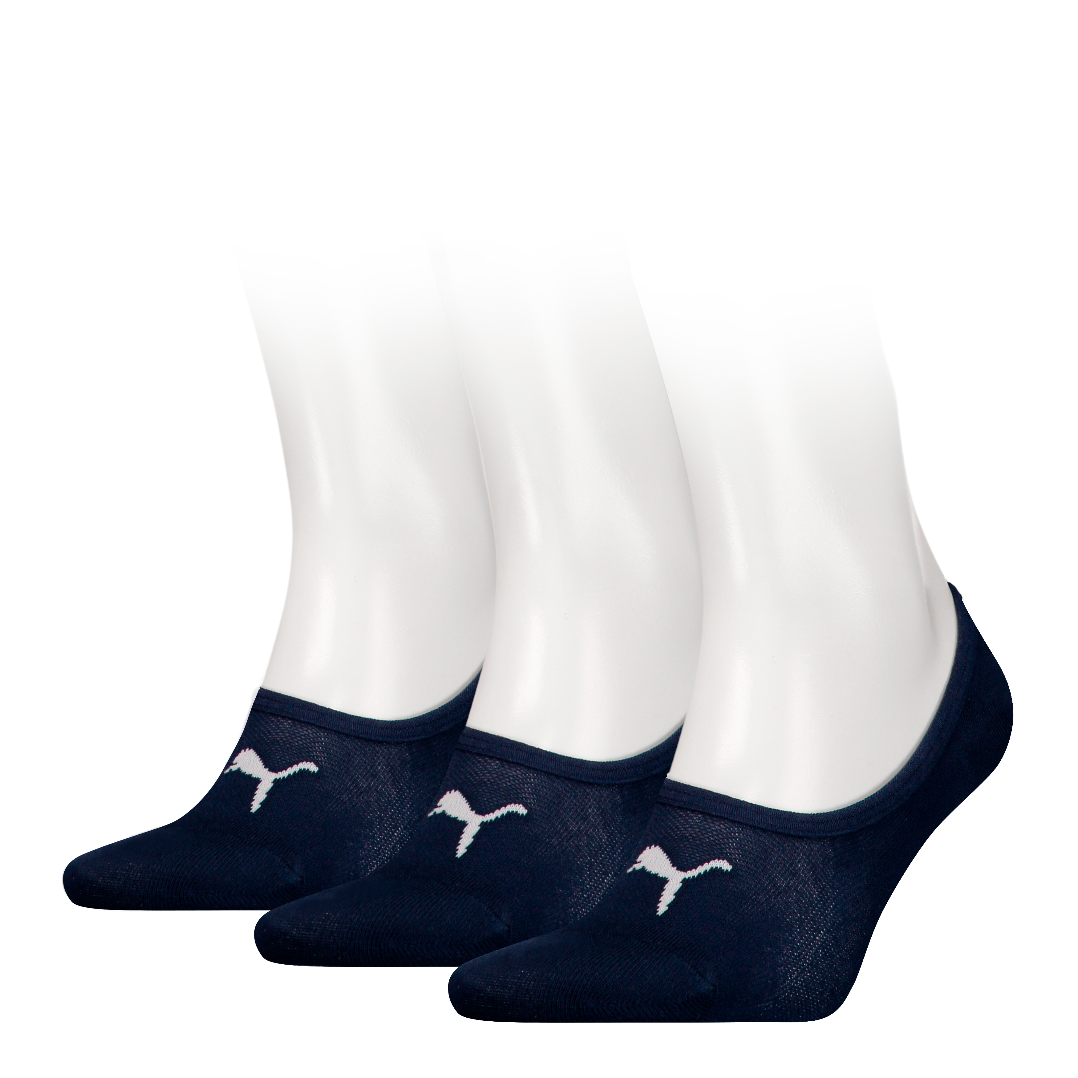 PUMA Füßlinge "PUMA UNISEX FOOTIE 3P" 3 Paar, 3 Paar tlg. NoShow Socks, atmungsaktiv, elastisches Bündchen