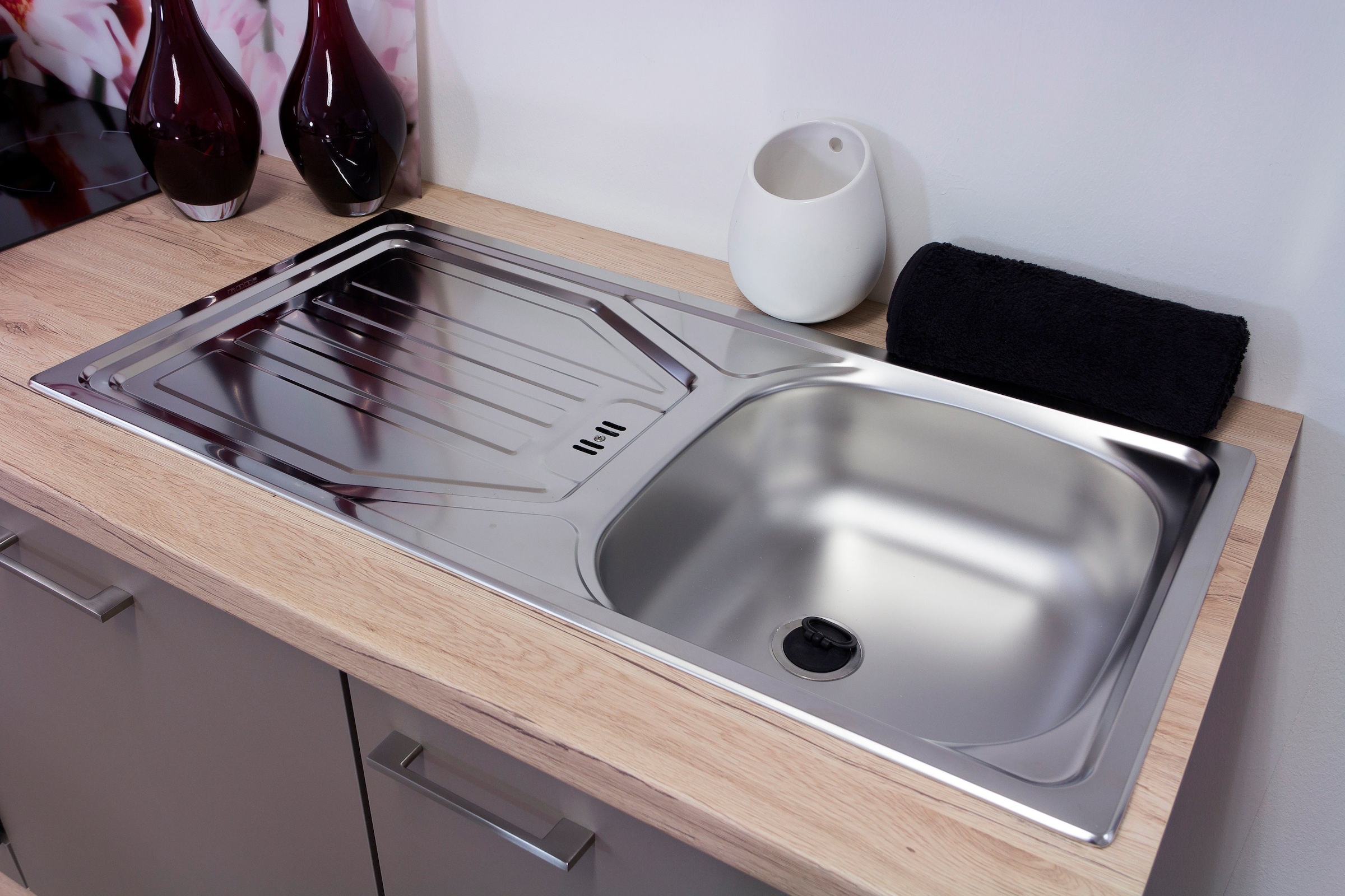 Flex-Well Küchenzeile »Riva«, mit E-Geräten, Gesamtbreite 310 x 170 cm