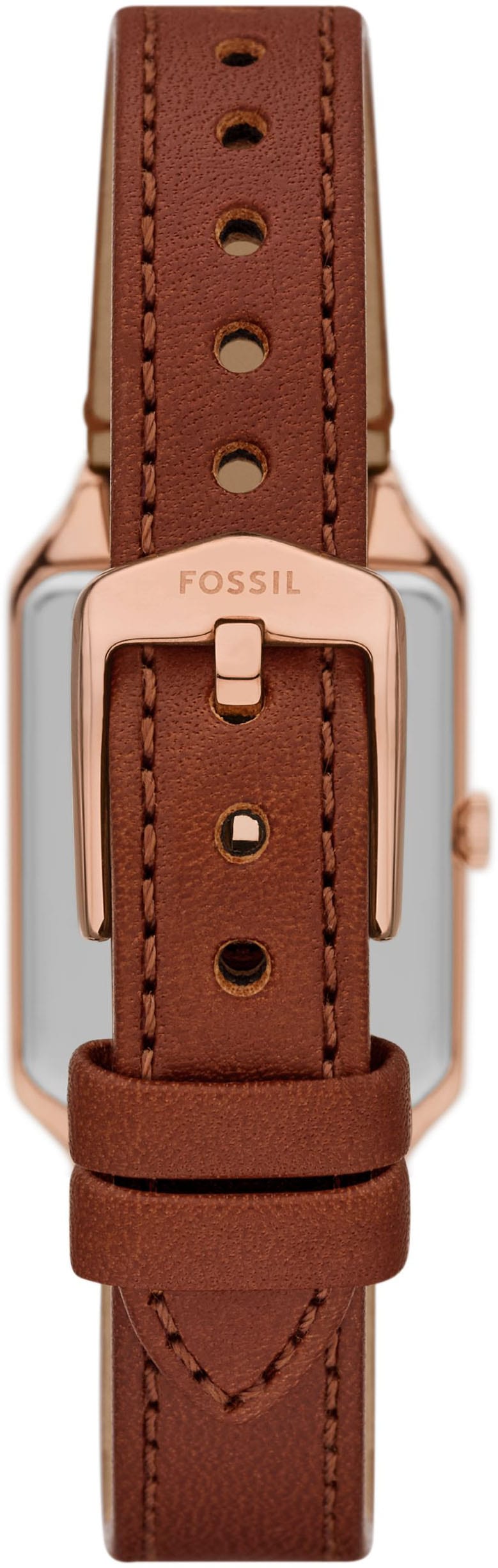 Fossil Quarzuhr »RAQUEL«, (Set, 2 tlg., mit Armband), Armbanduhr, Damenuhr, Lederarmband, Ideal auch als Geschenk, analog