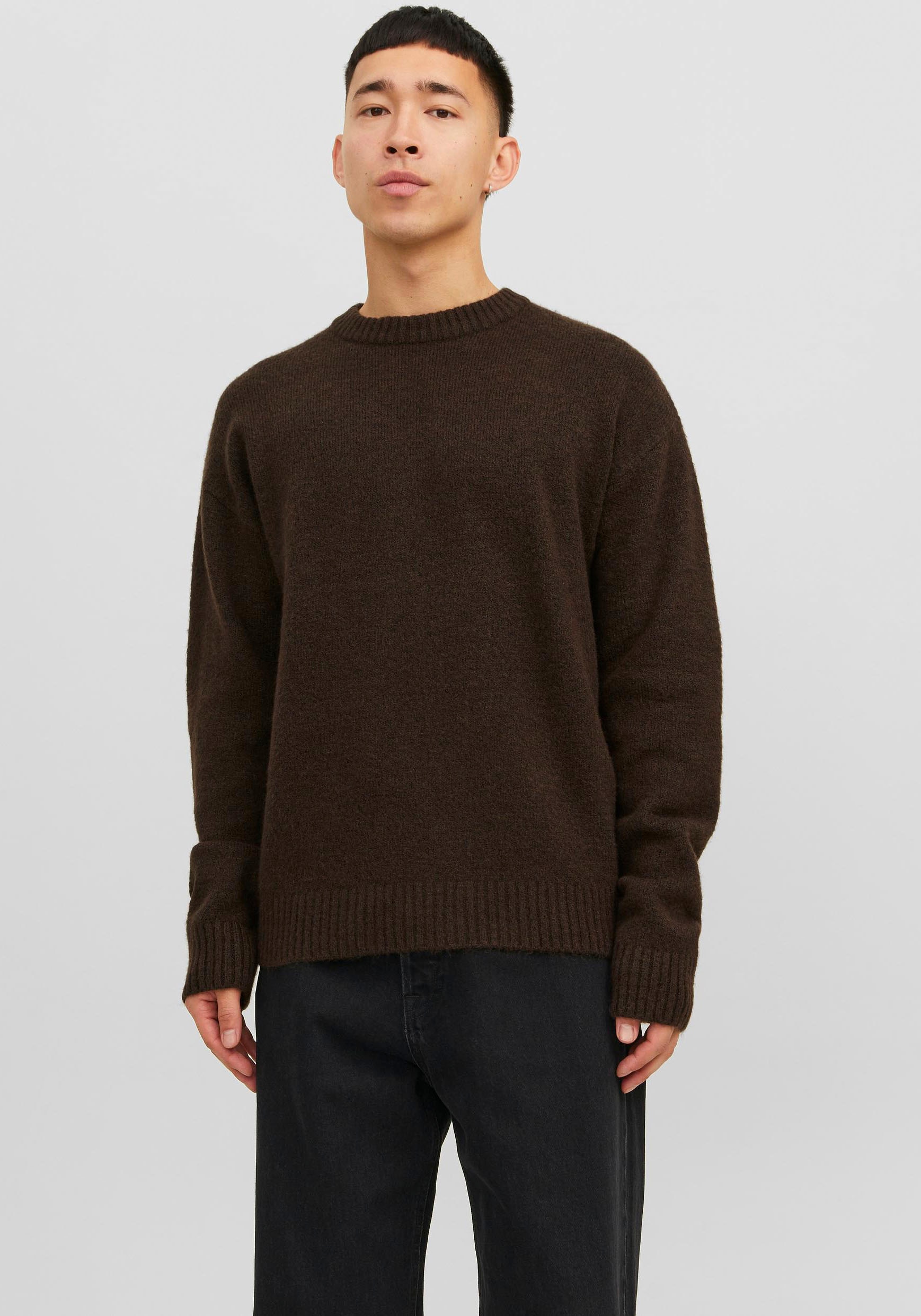 Jack & Jones Rundhalspullover "JOROLLIE KNIT CREW NECK SN"