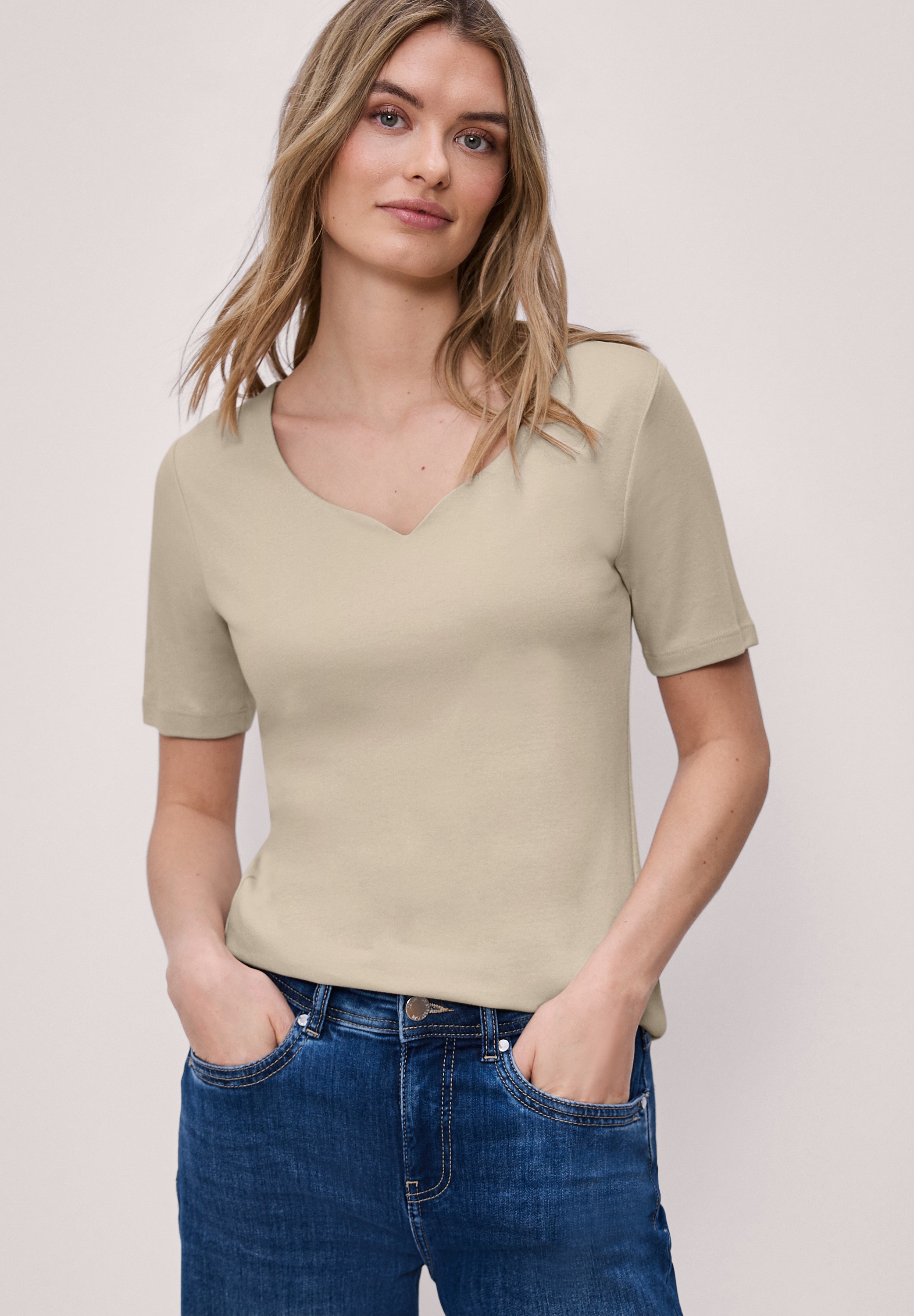 STREET ONE T-Shirt Basic günstig online kaufen