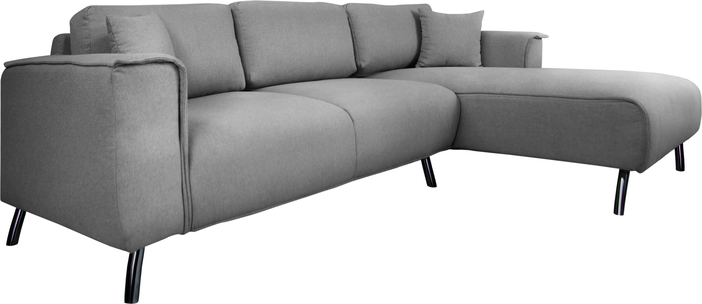 INOSIGN Ecksofa "Malaga L-Form", Deckenoptik auf Recamiere und Armlehne günstig online kaufen