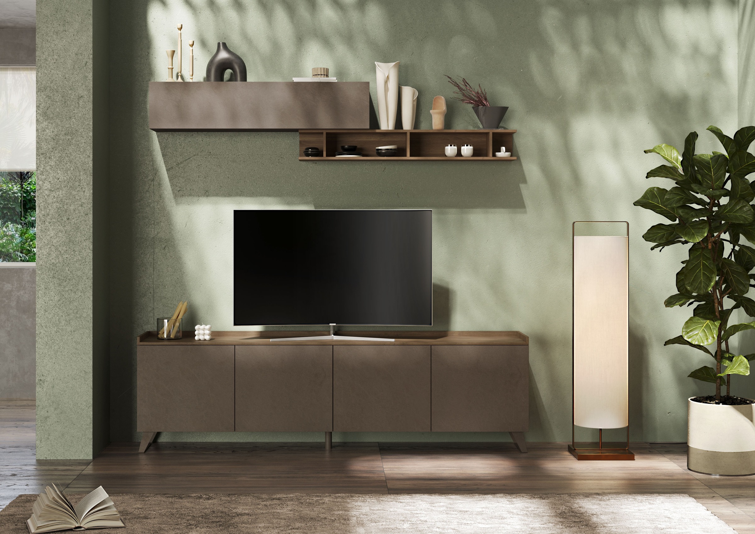 Home affaire Wohnwand "Tray" günstig online kaufen