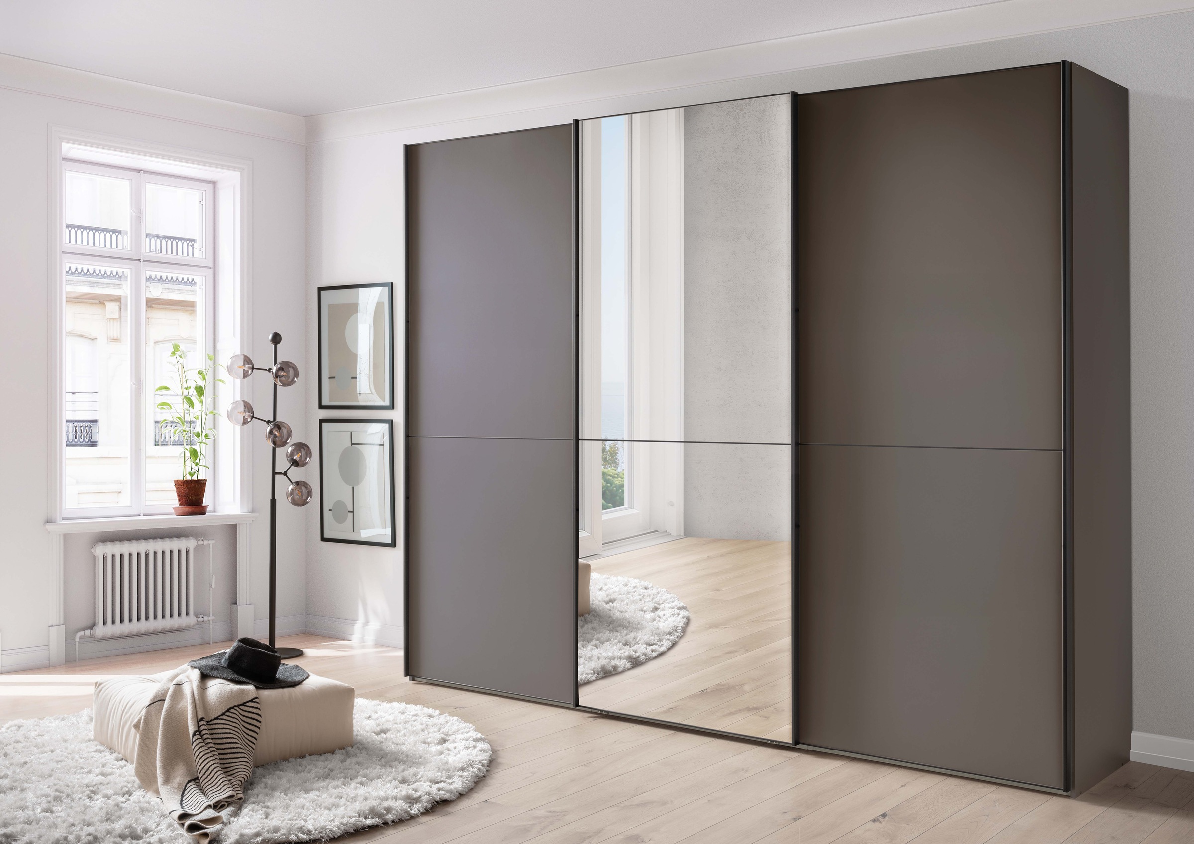 WIEMANN Schwebetürenschrank "Phoenix, Made in Germany, modernes Design, Hig günstig online kaufen