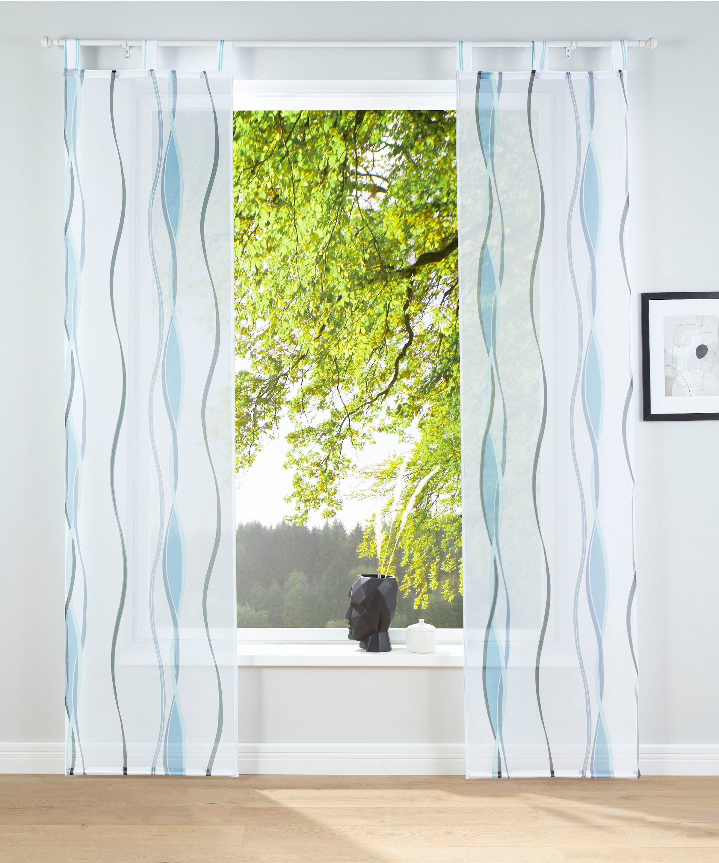 OTTO home Schiebegardine "Dimona" Schlaufen 2 Stk. tlg. 2er-Set, Fertiggard günstig online kaufen