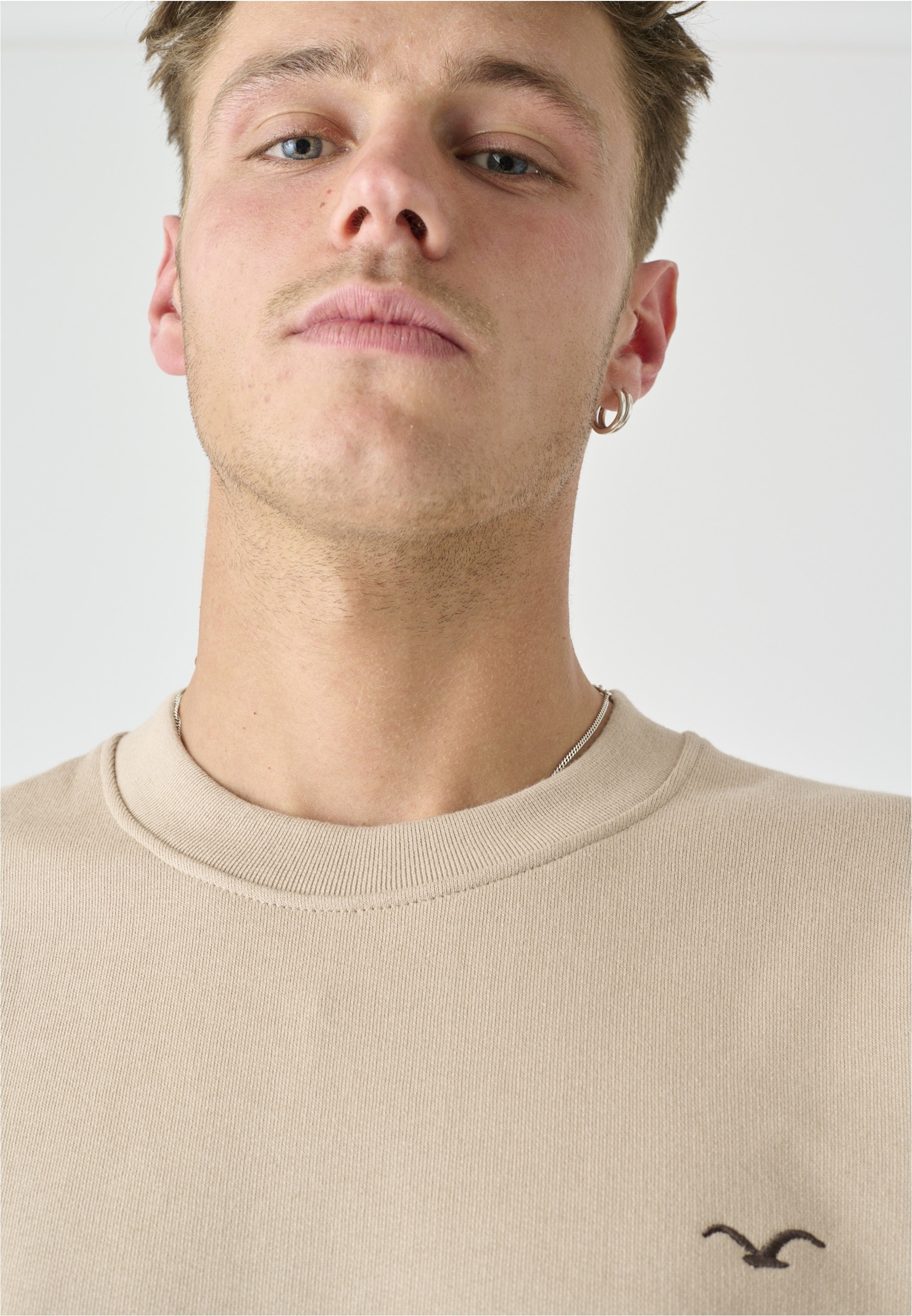 Cleptomanicx Sweatshirt »Ligull Boxy«, mit kleiner Möwenstickerei