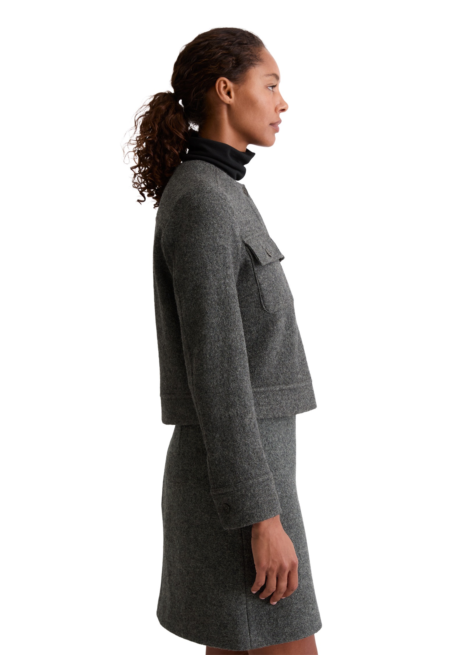 Marc OPolo Kurzjacke "aus Boiled Wool" günstig online kaufen