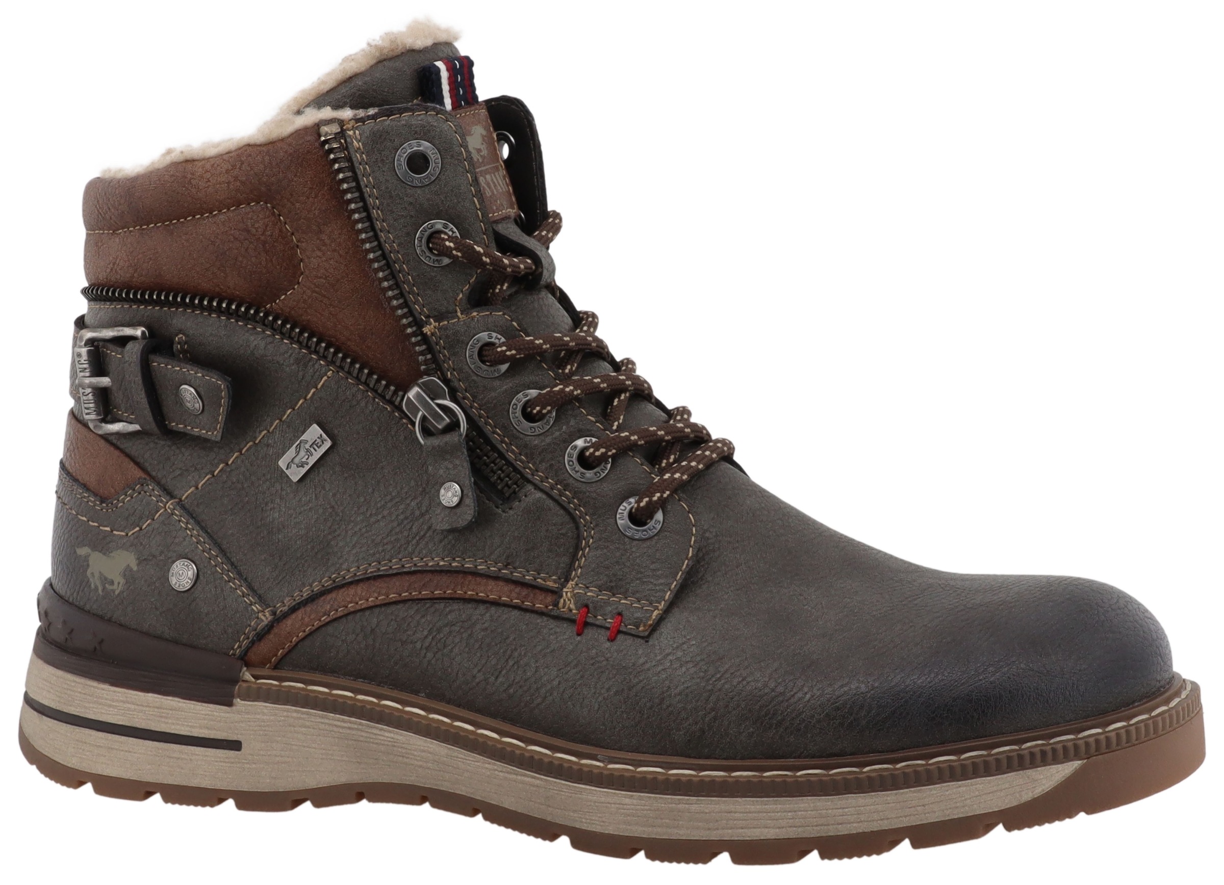 Mustang Shoes Winterboots "Maril" Workerboots, Schnürboots mit TEX-Ausstatt günstig online kaufen