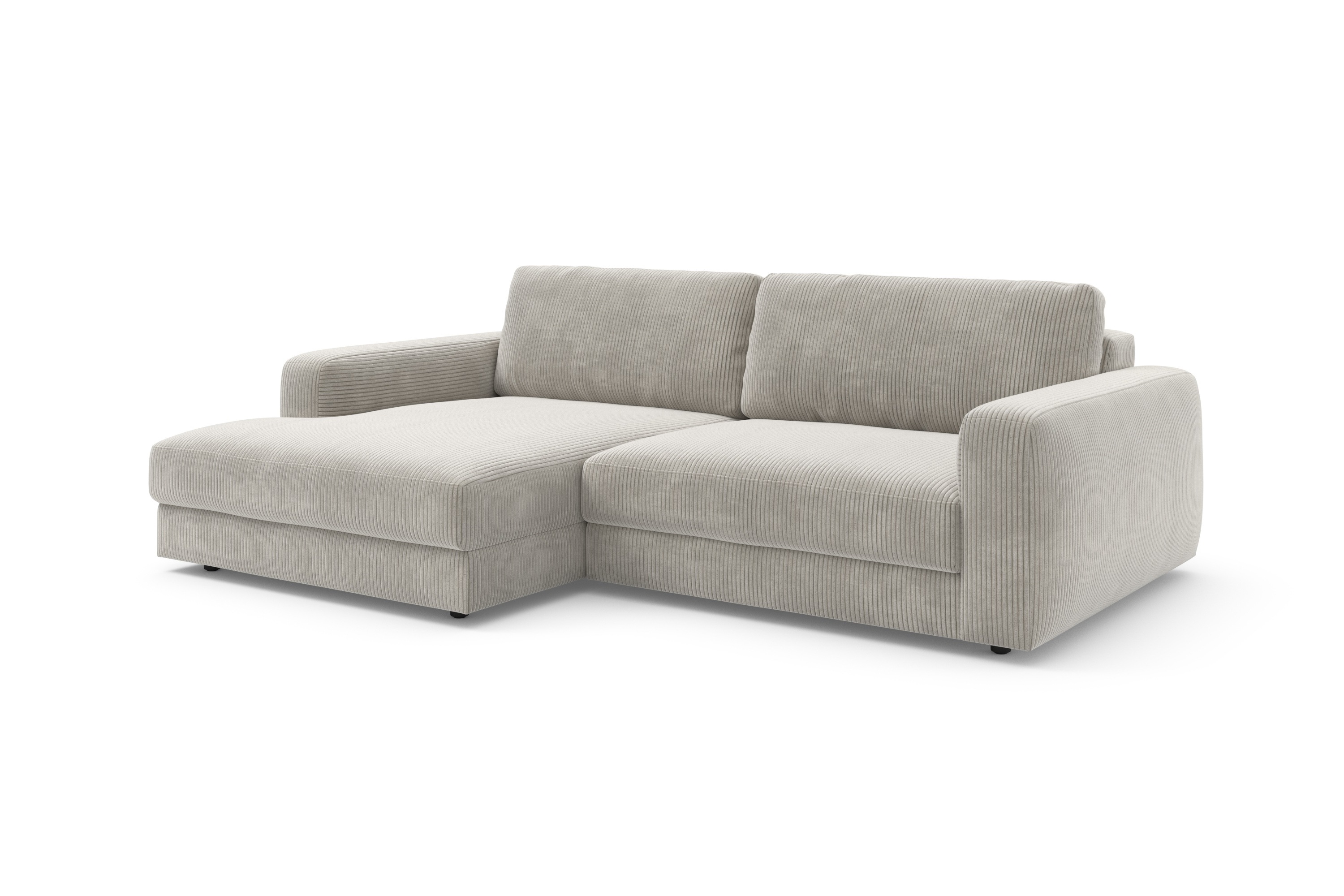 Thumbnail - TRENDMANUFAKTUR Ecksofa "Bourbon, Mega Designsofa mit tollem Sitzkomfort, Breite 250cm, L-Form" extra tiefe Sitzfläche, ...