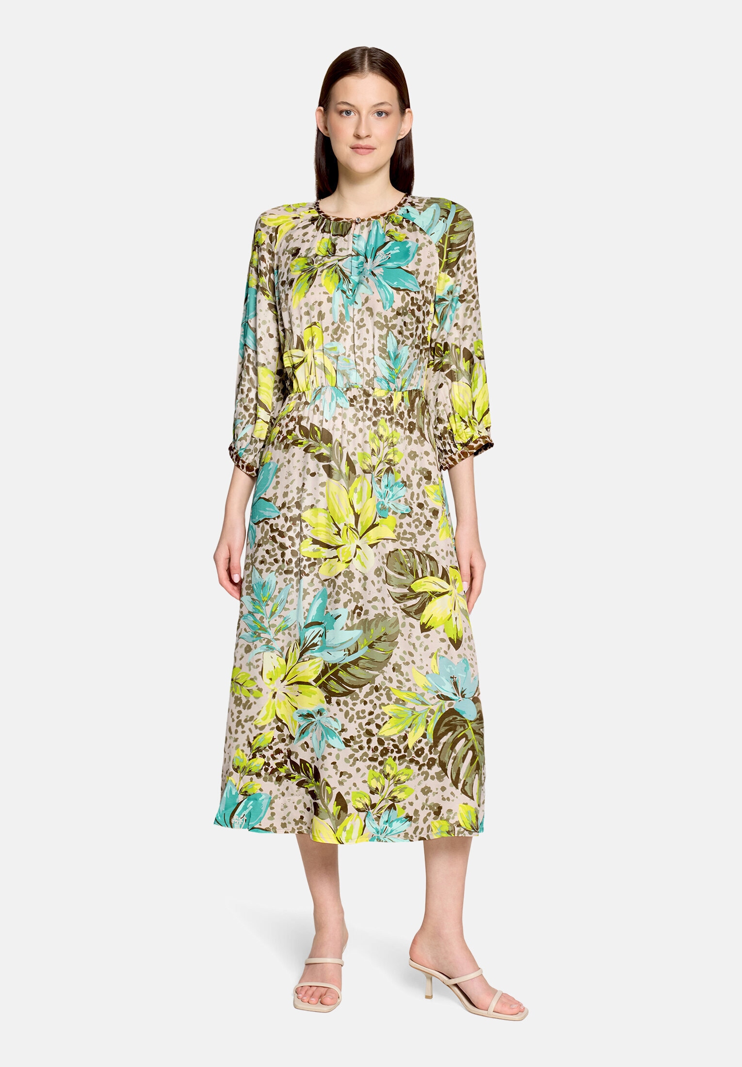Betty Barclay Sommerkleid »Damen mit Rundhalsausschnitt« Ohne Tasche