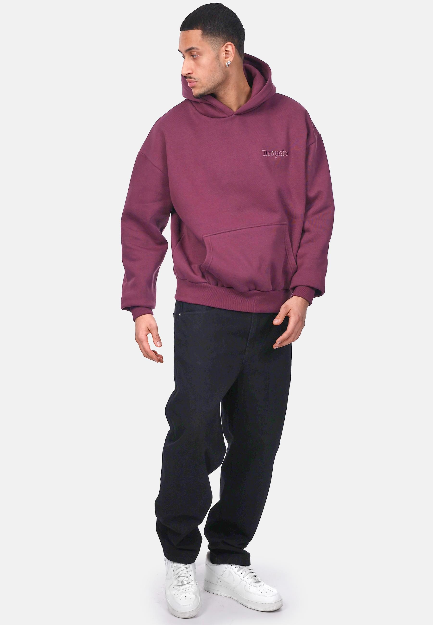 Dropsize Kapuzensweatshirt »Dropsize HEAVY OVERSIZE EMBO HOODIE«, (1 tlg.)