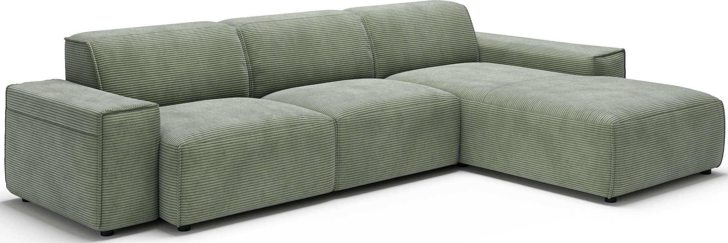 andas Ecksofa »Glimminge auch in Breitcord, Feincord, Bouclé + Easy care-Bezug«, L-Form, Breite 294, Zierkissen