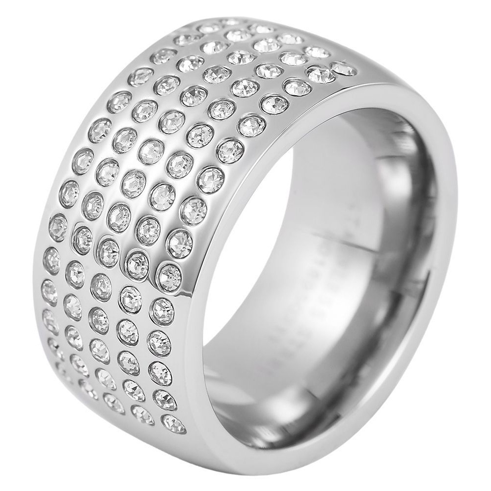 Adelia´s Fingerring »Damen Ring aus Edelstahl«