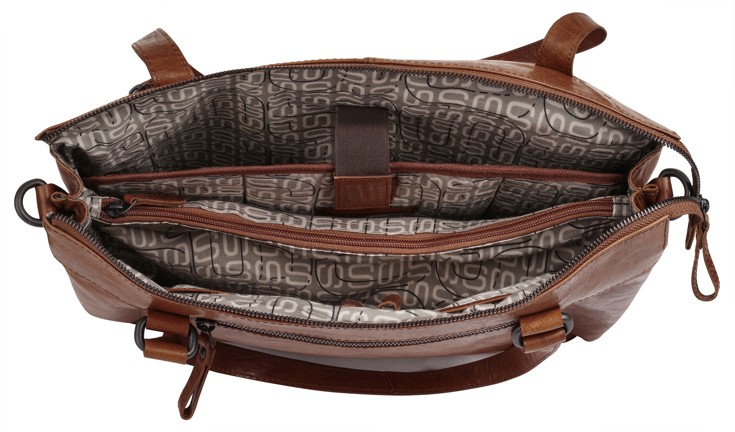 Spikes & Sparrow Shopper, echt Leder