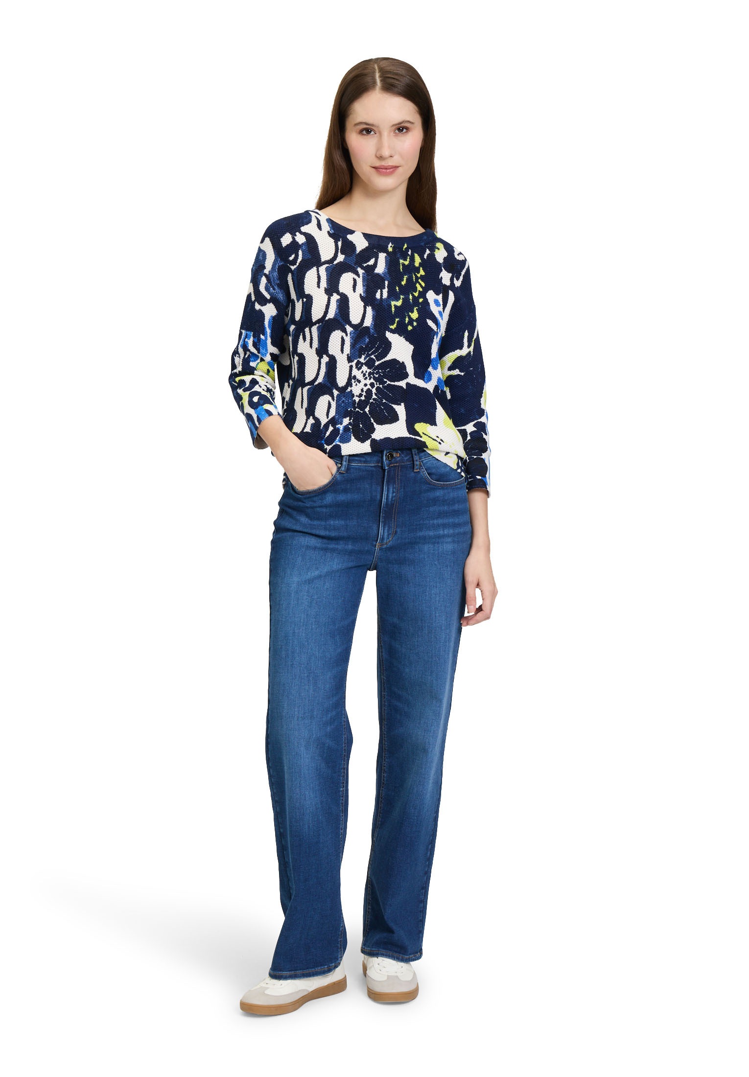 Betty Barclay Strickpullover »Betty Barclay Strickpullover mit Print«, (1 tlg.), Druck