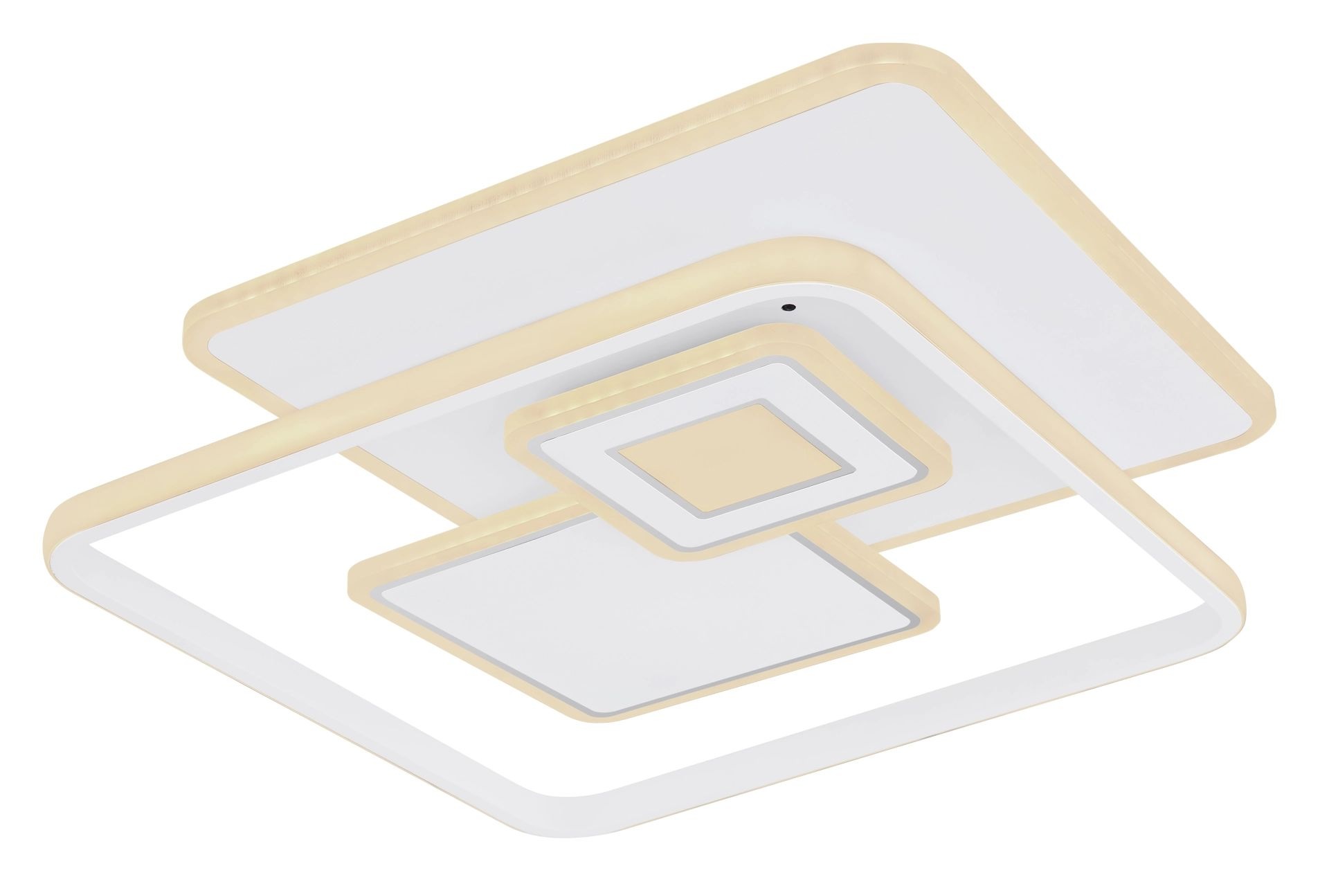 GLOBO LIGHTING LED Deckenleuchte »RODERICK«, Leuchtmittel LED-Modul | LED fest integriert, Deckenlampe, Designleuchte, Wohnzimmer, Schlafzimmer, quadratisch
