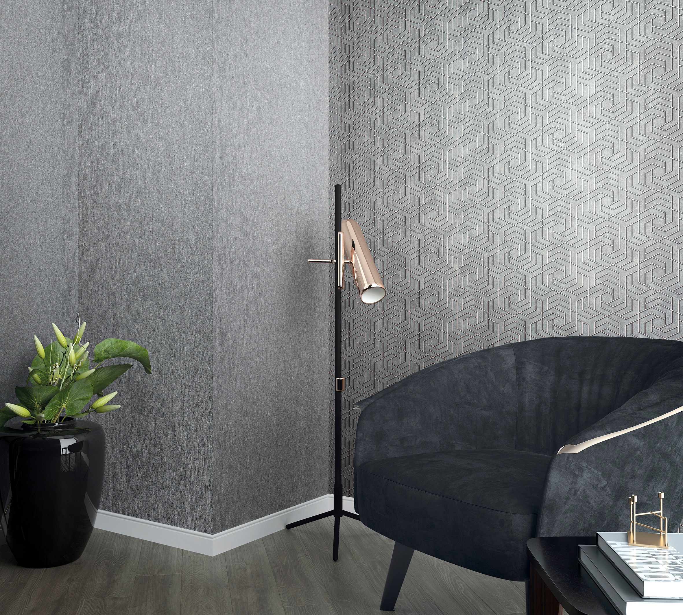 Galerie Wallpaper Silk Texture 32625