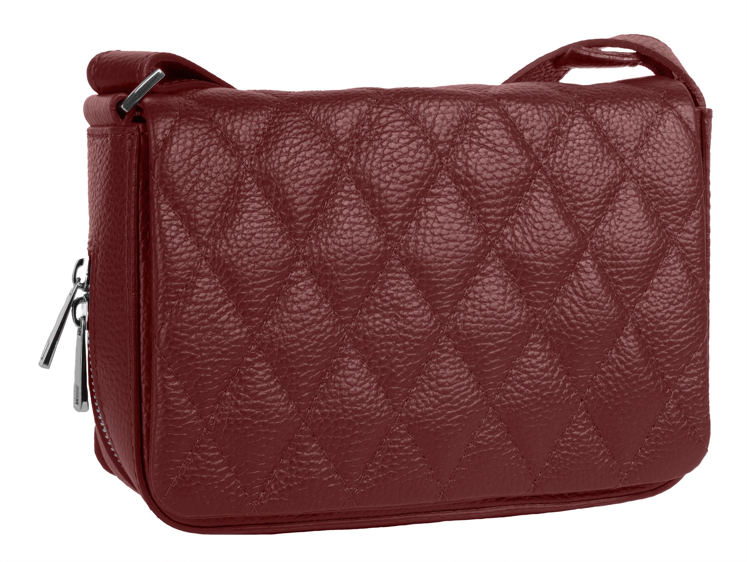 Cluty Henkeltasche, echt Leder, Made in Italy