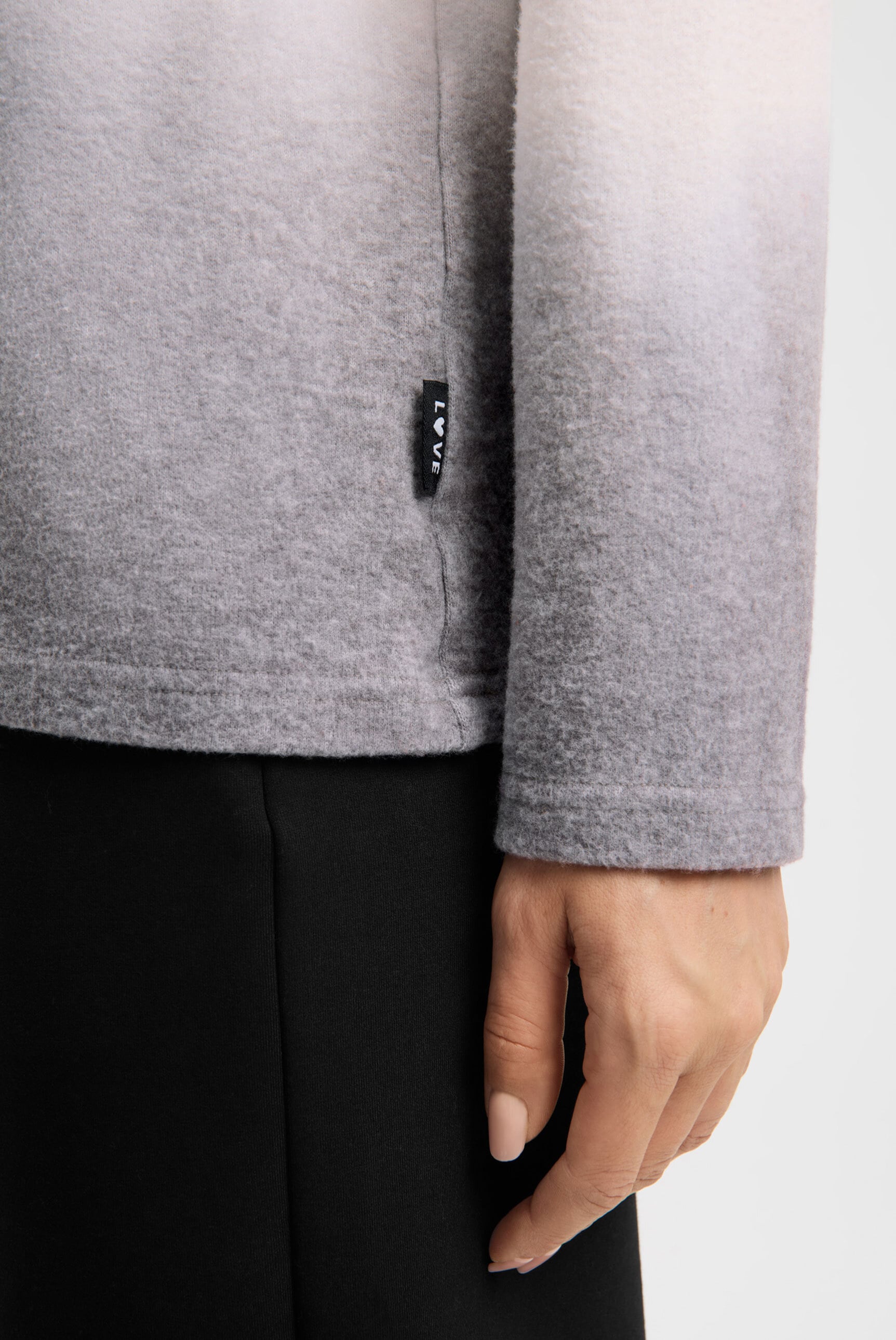 SOCCX Rundhalspullover mit Farbverlauf