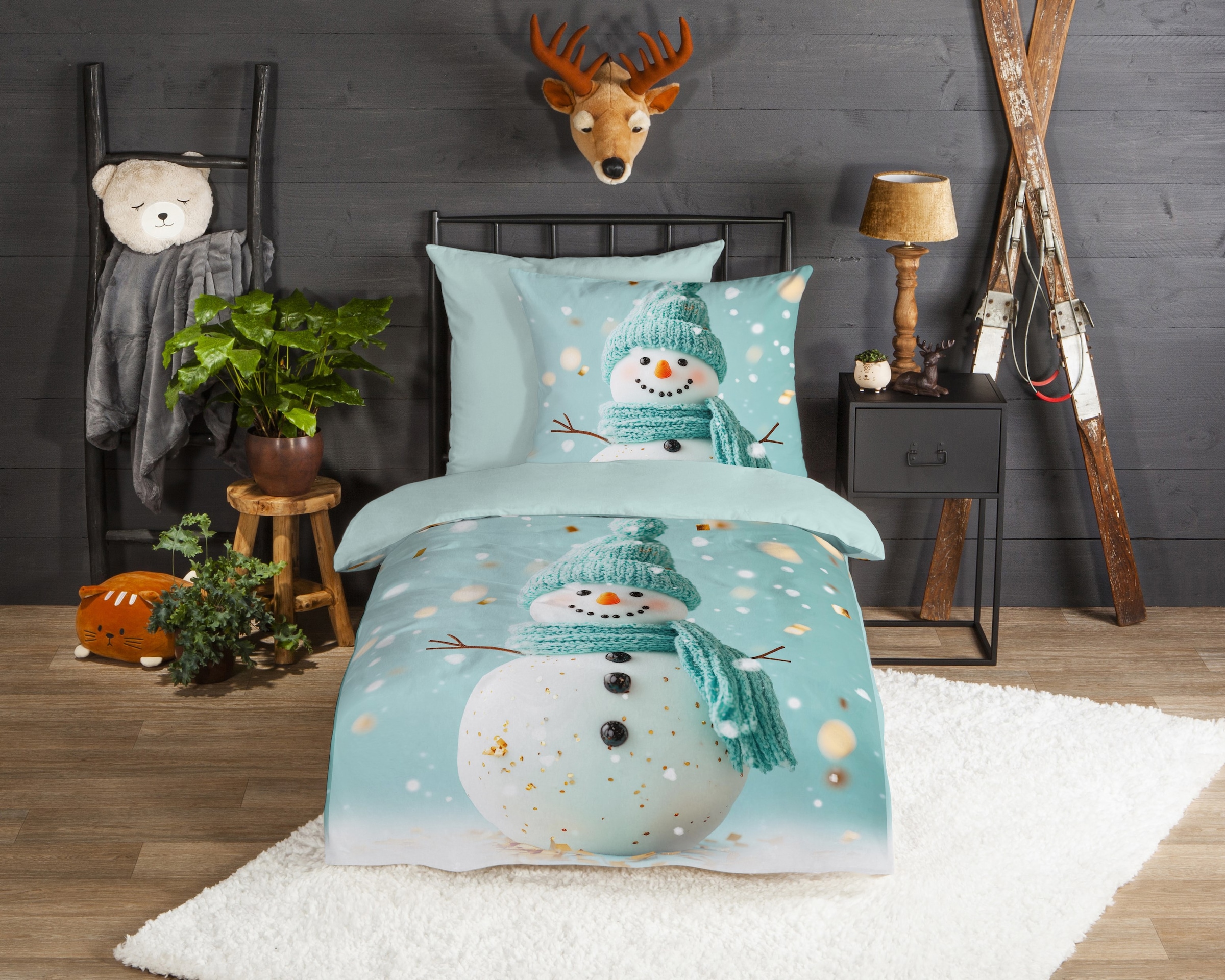 good morning Kinderbettwäsche "Pierre" 2 Stk. Flanell Biber, 135x200, Warm, günstig online kaufen