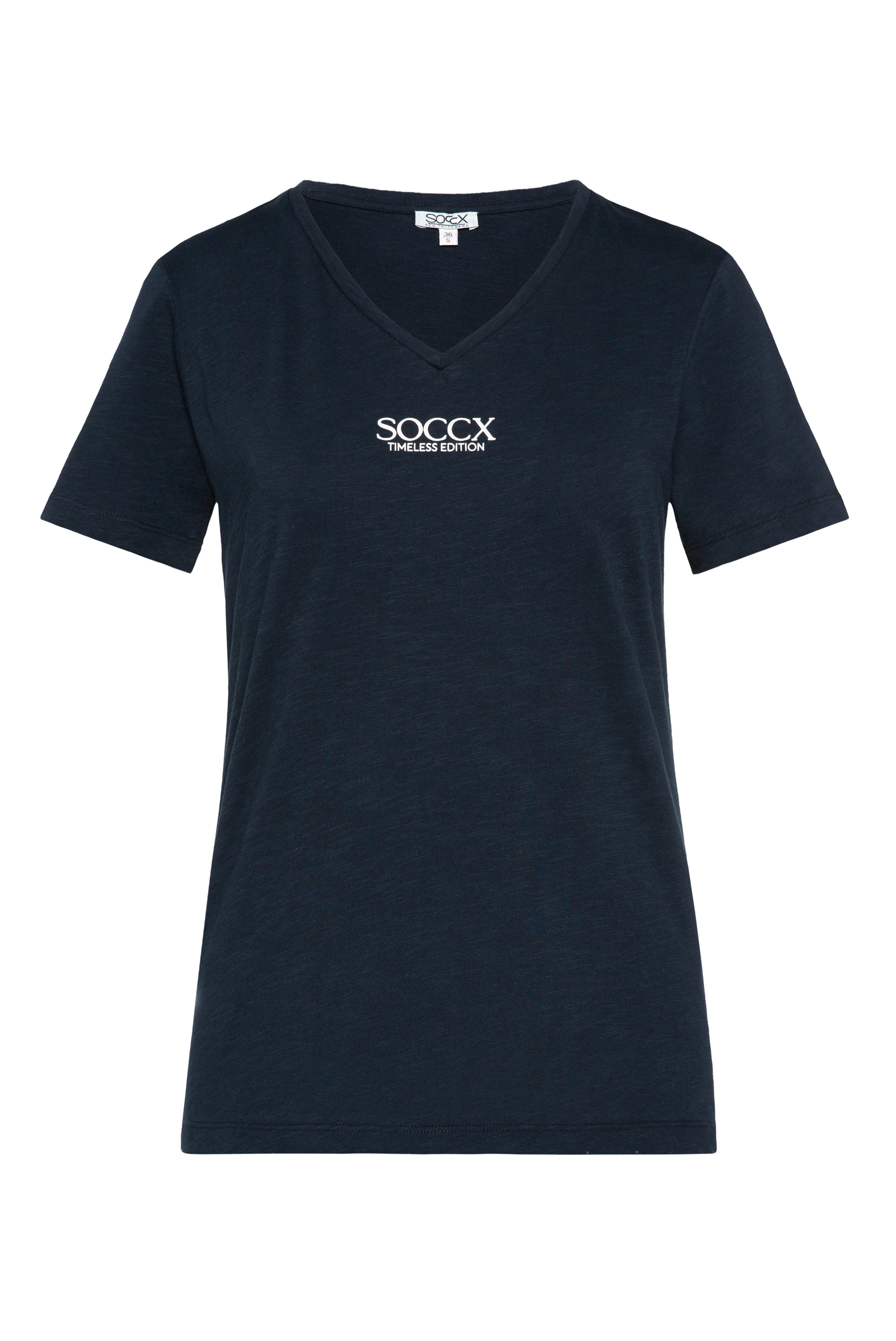 SOCCX V-Shirt, aus Baumwolle
