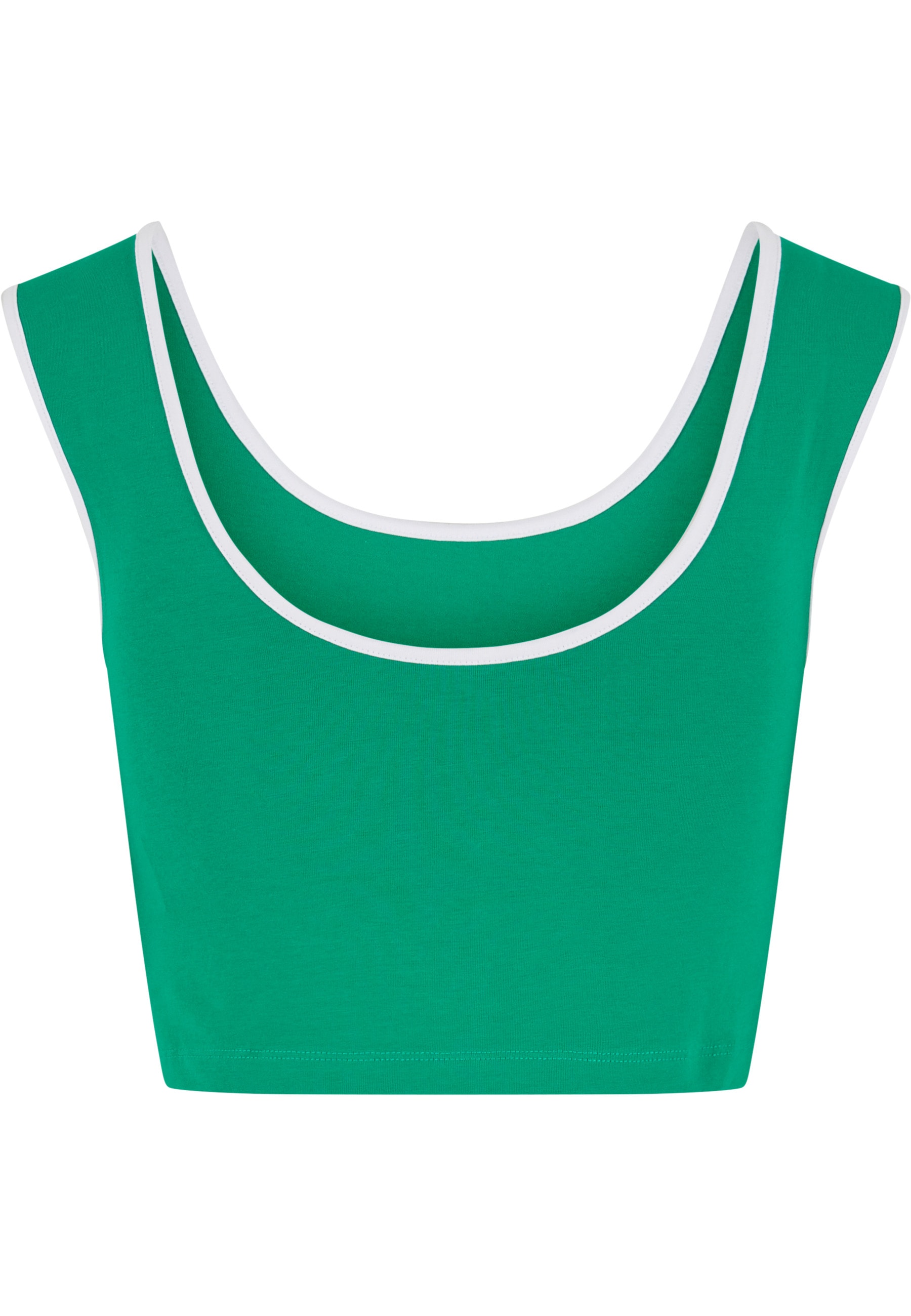 URBAN CLASSICS T-Shirt »Urban Classics Ladies Contrast Cropped Top« 1