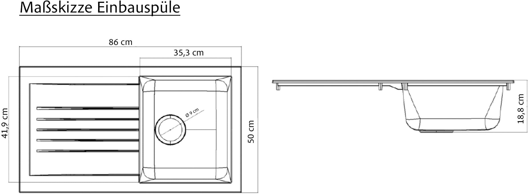 KOCHSTATION Winkelküche »KS-Lagos, Stellbreite 240/240 cm, wahlweise mit E-Geräten«, Ceran-oder Induktionskochfeld,Kühlschrank,Spüle edelstahl oder schwarz