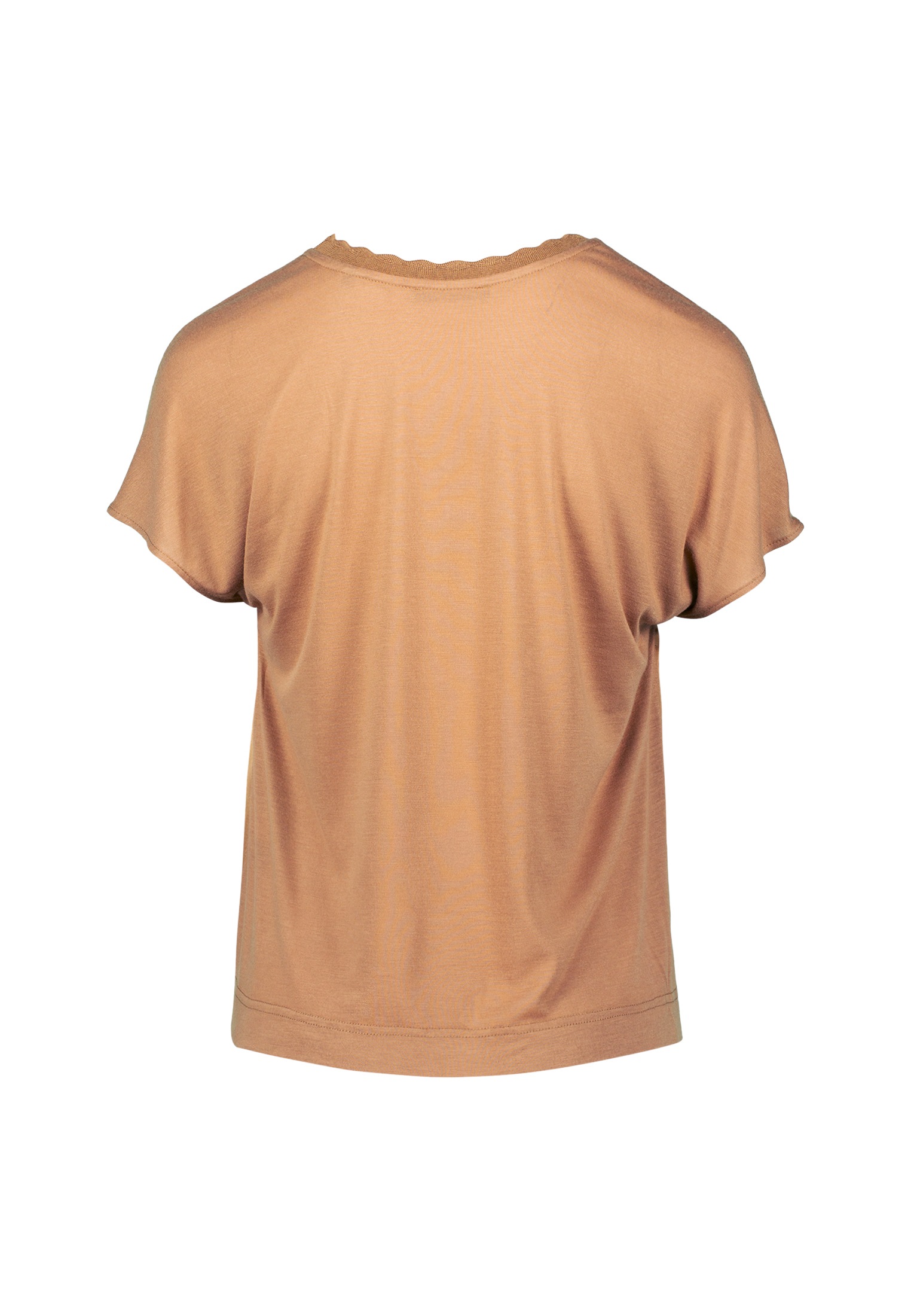 Thumbnail - Zero Kurzarmshirt "Damen Satinshirt mit Wellensaum" 1 Stk. tlg. drapiert /gerafft