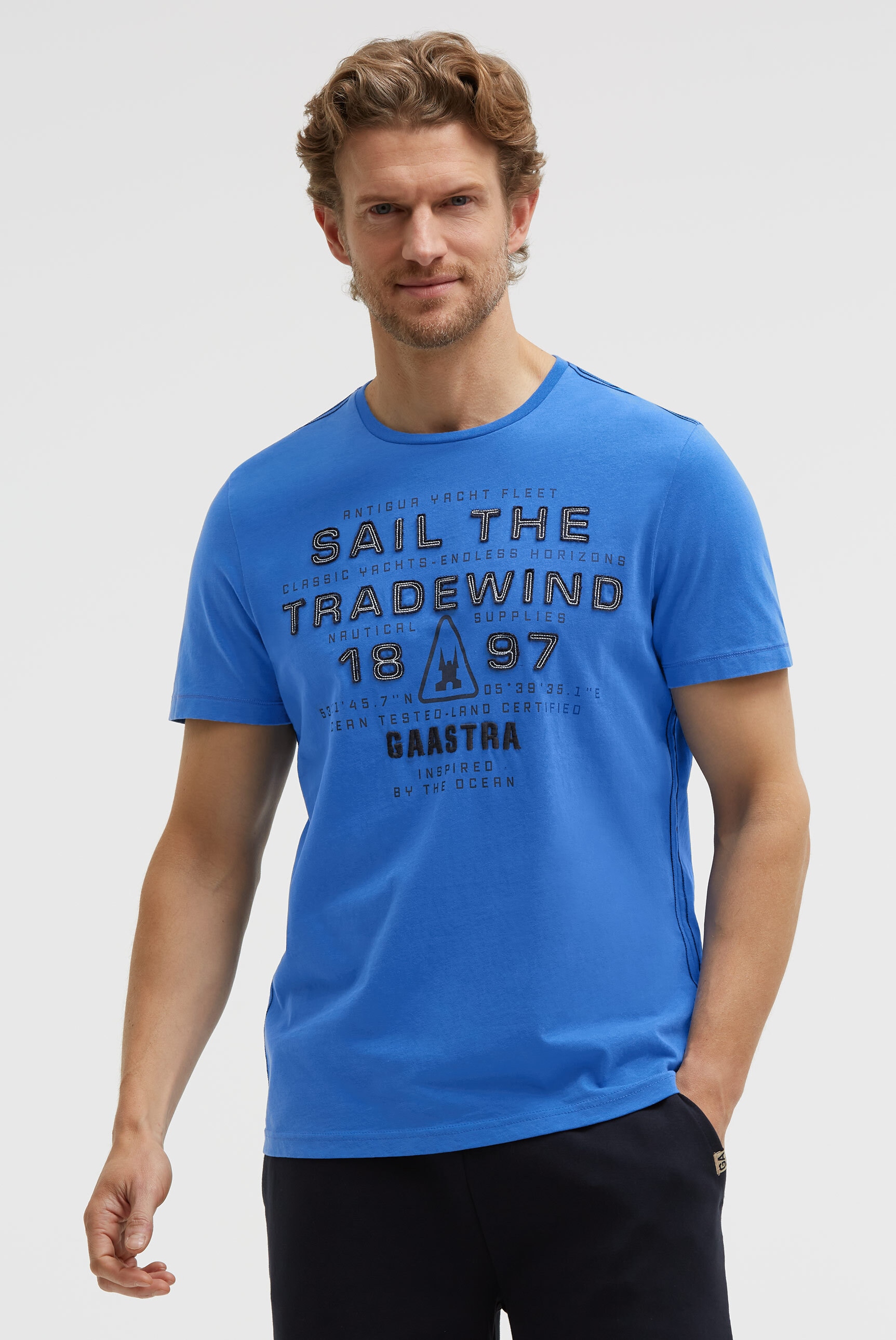 Gaastra Rundhalsshirt mit Necktape günstig online kaufen