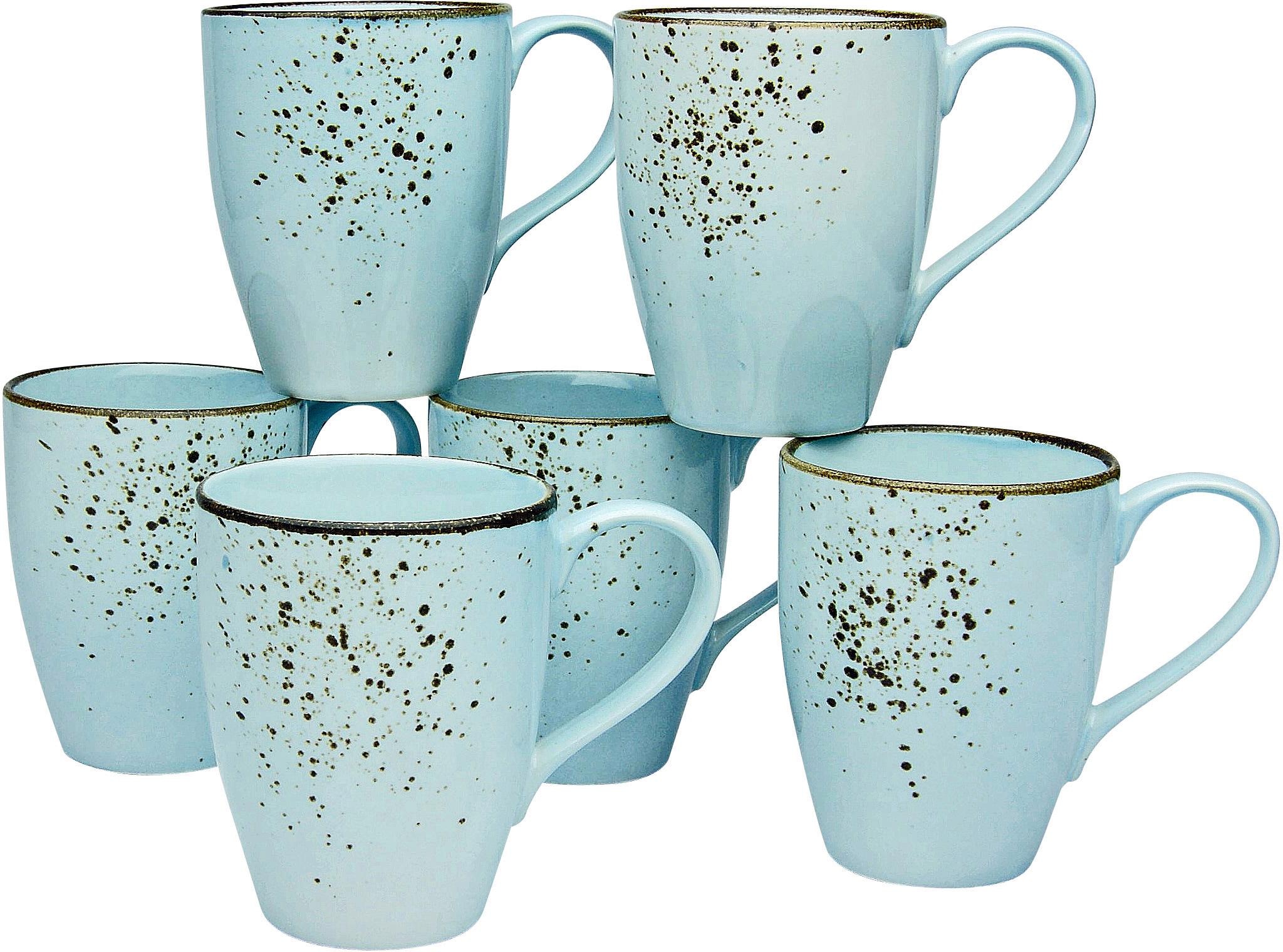 Becher »Kaffeebecher NATURE COLLECTION«, (Set, 6 tlg.), Tassen Set, 6-teilig