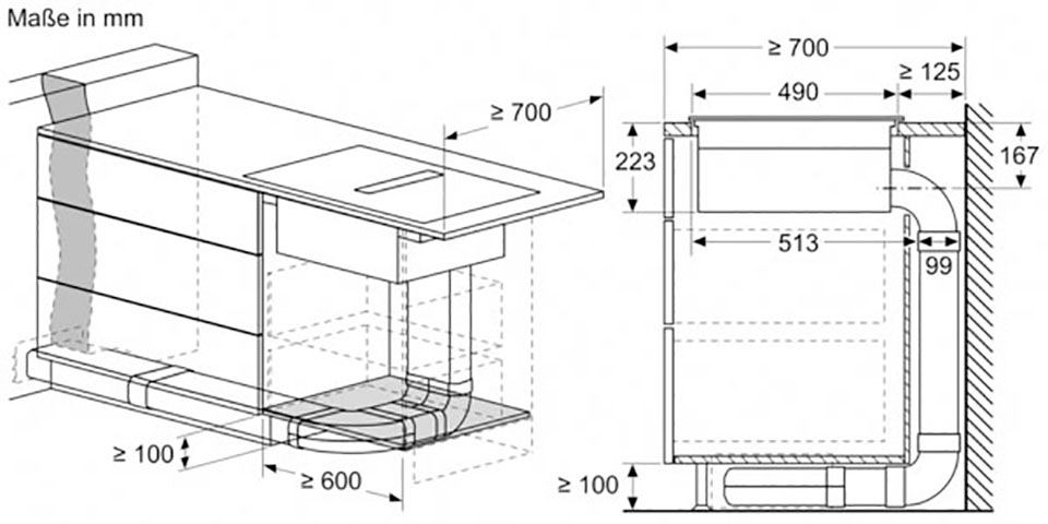 NEFF Kochfeld mit Dunstabzug »T46CB4AX2«, mit einfacher Touch Control Bedienung