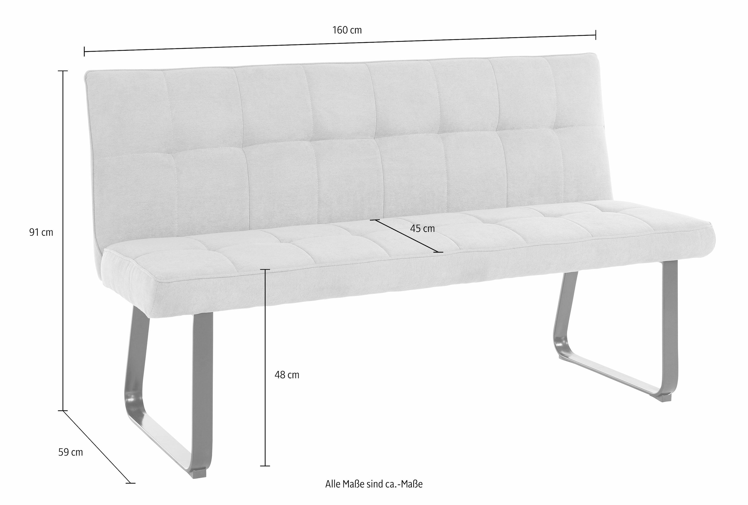 Homexperts Polsterbank | »Tilda«, 160 BAUR 140 Breite oder cm bestellen