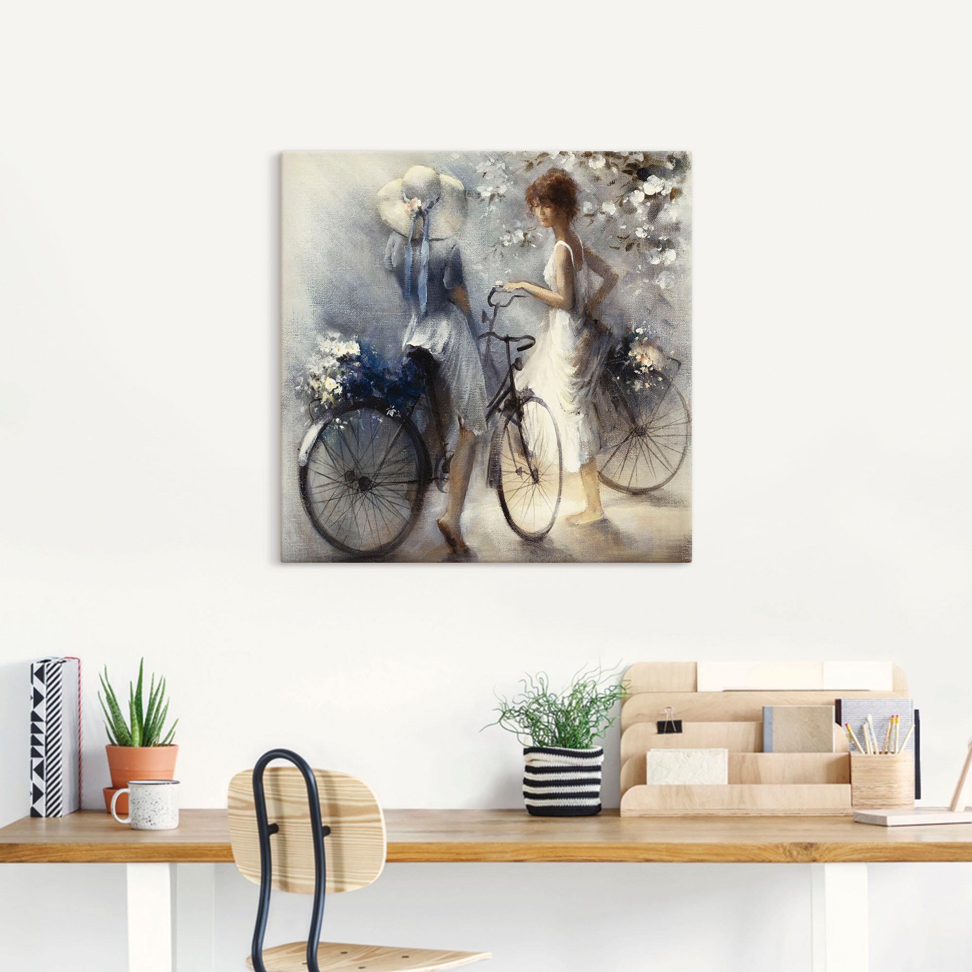 Artland Wandbild "Frühling III" Frau 1 Stk. tlg. als Leinwandbild, Poster, günstig online kaufen