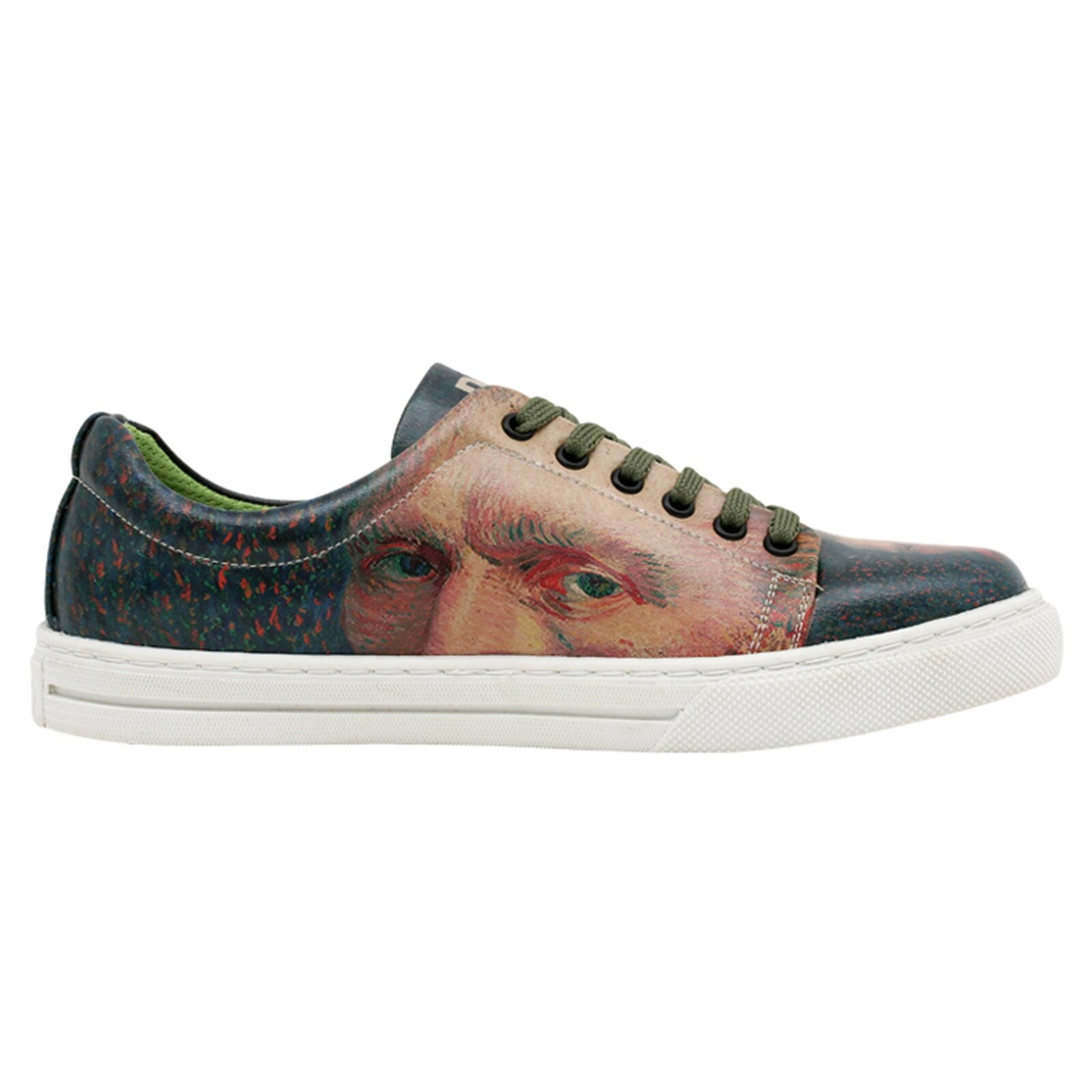 Thumbnail - DOGO Outdoorsandale "Dogo Classic Sneaker Vincent Van Gogh Self Portrait Damen" Handgefertigt