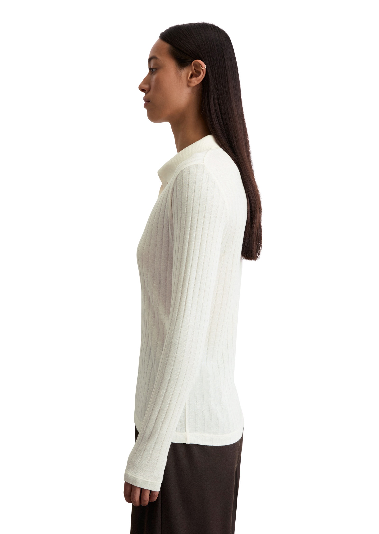 Marc OPolo Langarm-Poloshirt "aus Organic-Cotton-Modal-Mix" günstig online kaufen